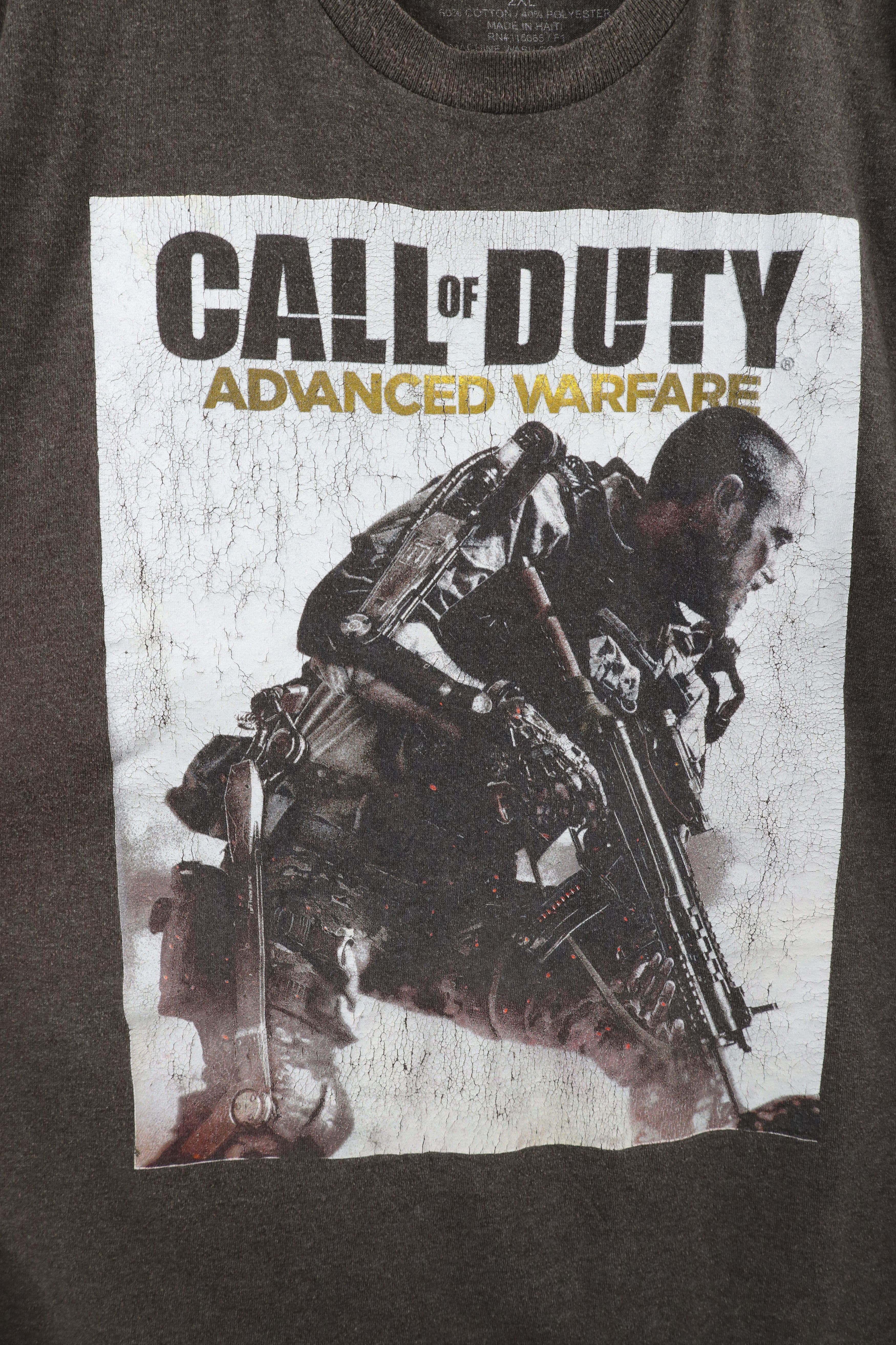 Vintage Vintage Y2K Call of Duty Advanced Warfare Gamer T-Shirt Gray Size US XXL / EU 58 / 5 - 4 Thumbnail