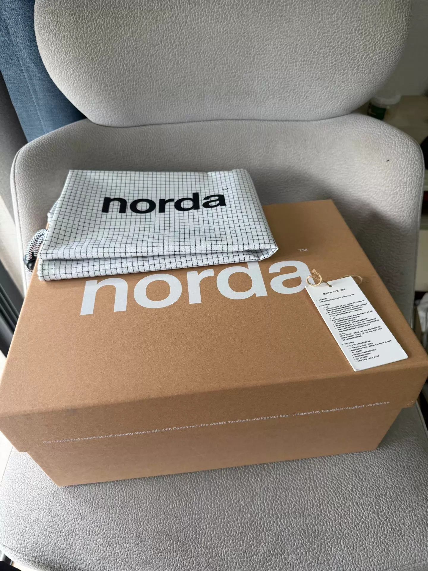 norda norda 001A Dyneema Men's Low-Top Trail Shoes Calcite 46 Size US 13 / EU 46 - 7 Thumbnail