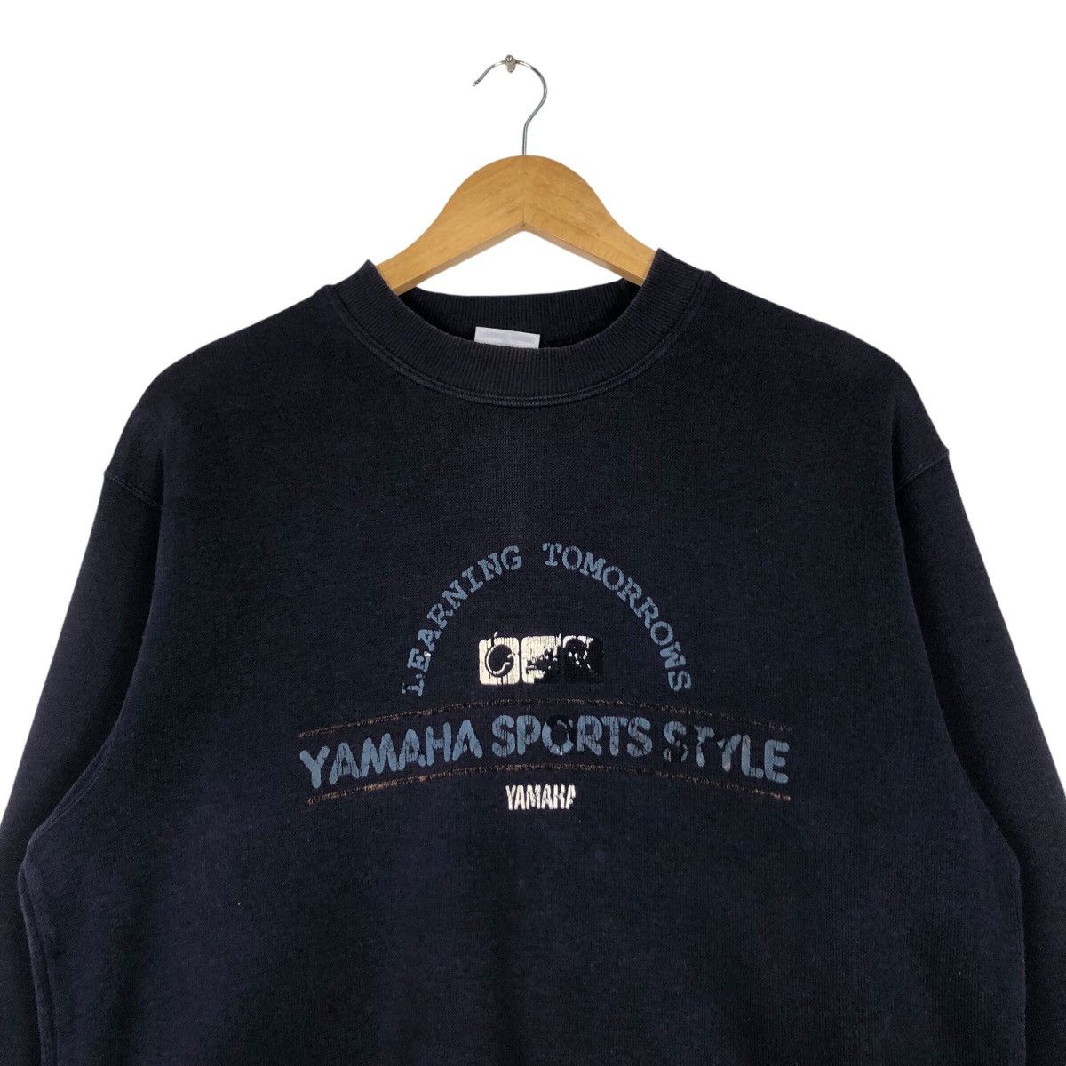 Japanese Brand × Vintage × Yamaha Vintage Yamaha Sports Sweatshirt 90s Rare Medium Size US M / EU 48-50 / 2 - 2 Thumbnail