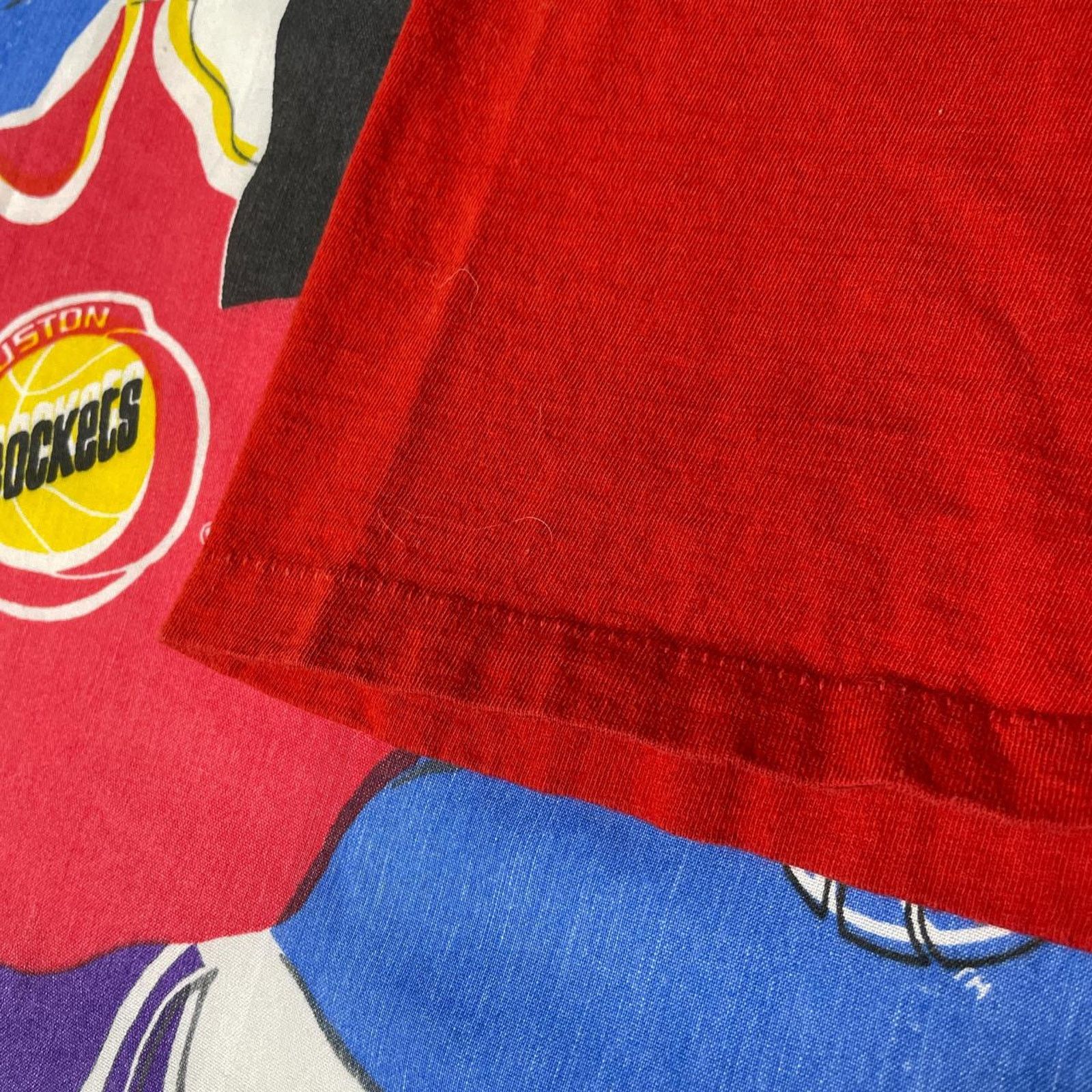 Fruit Of The Loom × Vintage True Vintage 80s FOTL Fruit Of The Loom Red Mens Grunge Tee Size US S / EU 44-46 / 1 - 4 Thumbnail