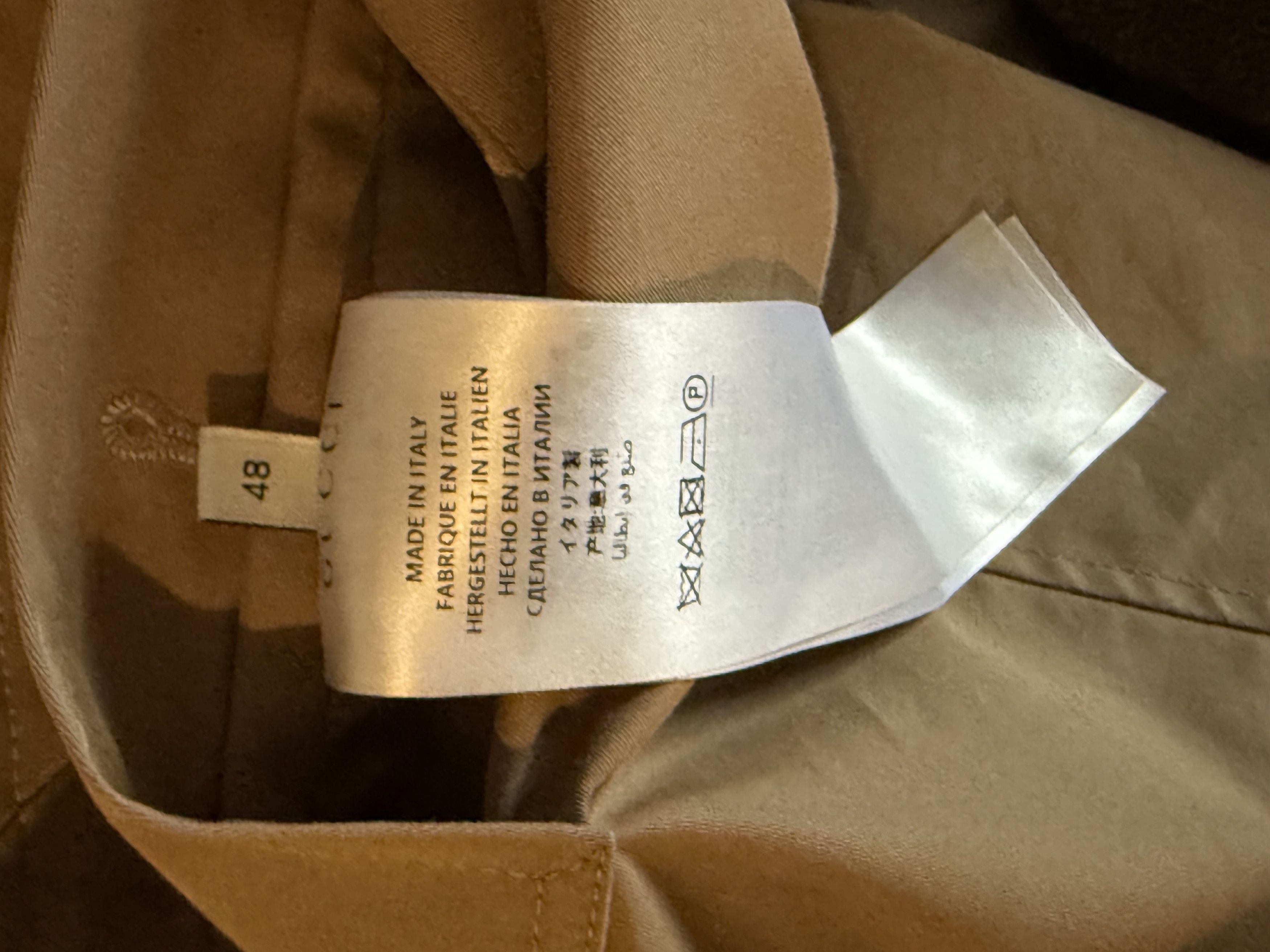 Gucci Gucci Trenchcoat SIZE 48 Like new condition Size US M / EU 48-50 / 2 - 6 Thumbnail