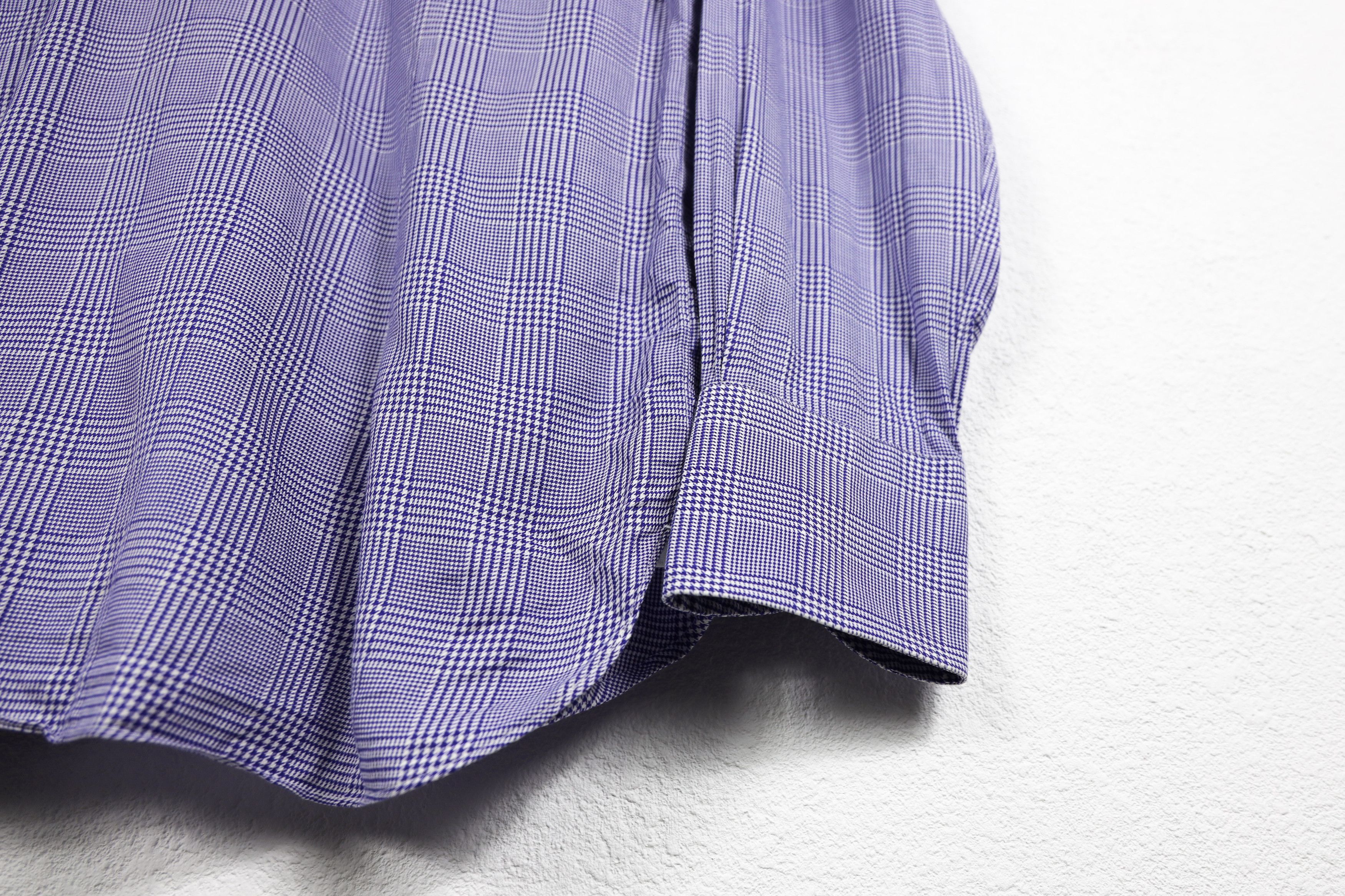 Tom Ford Tom Ford Blue Houndstooth Plaid Check Formal Classic Shirt Size US XL / EU 56 / 4 - 11 Thumbnail