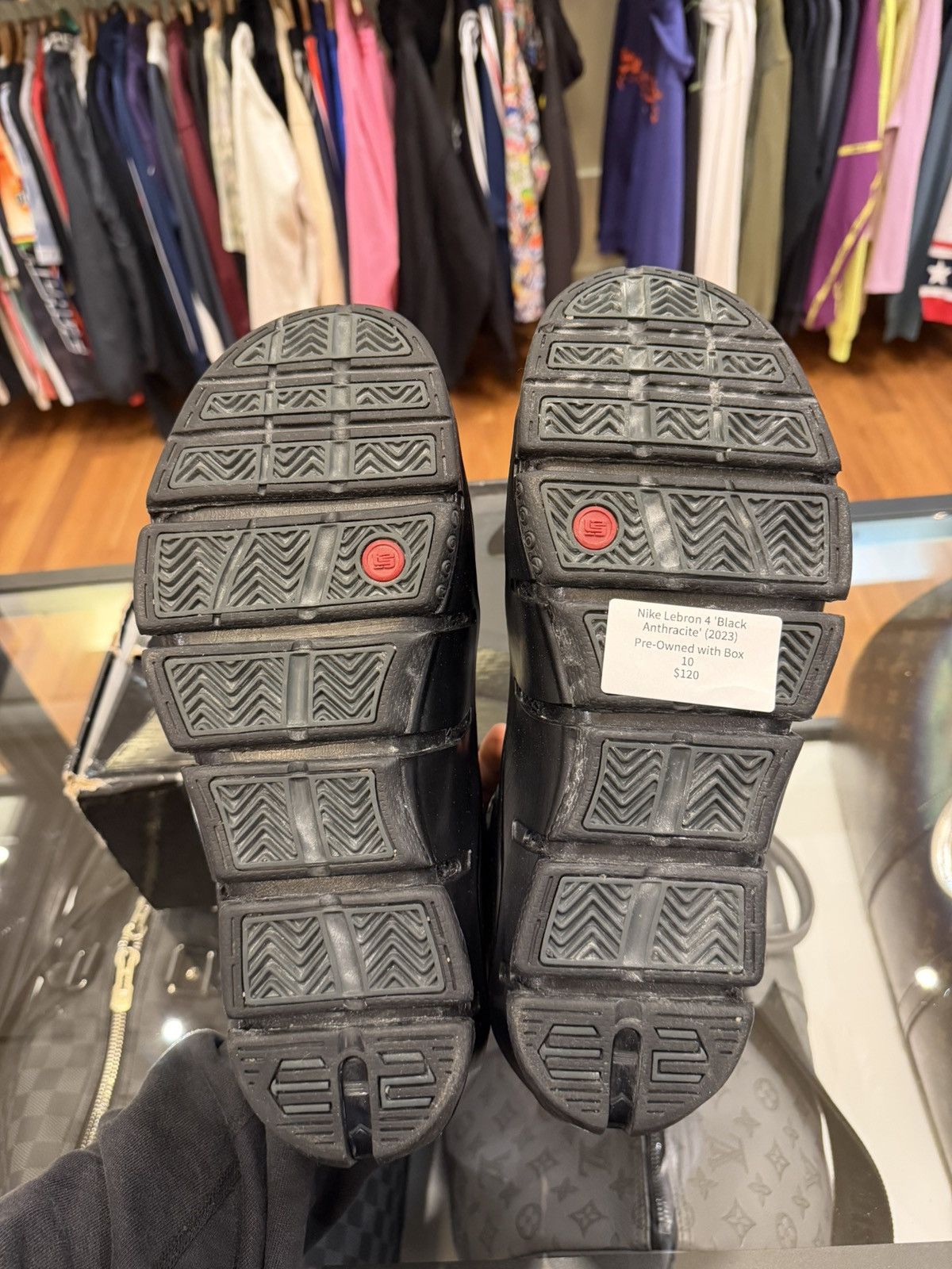 Nike Nike Lebron 4 'Black Anthracite (2023) Size US 10 / EU 43 - 6 Thumbnail