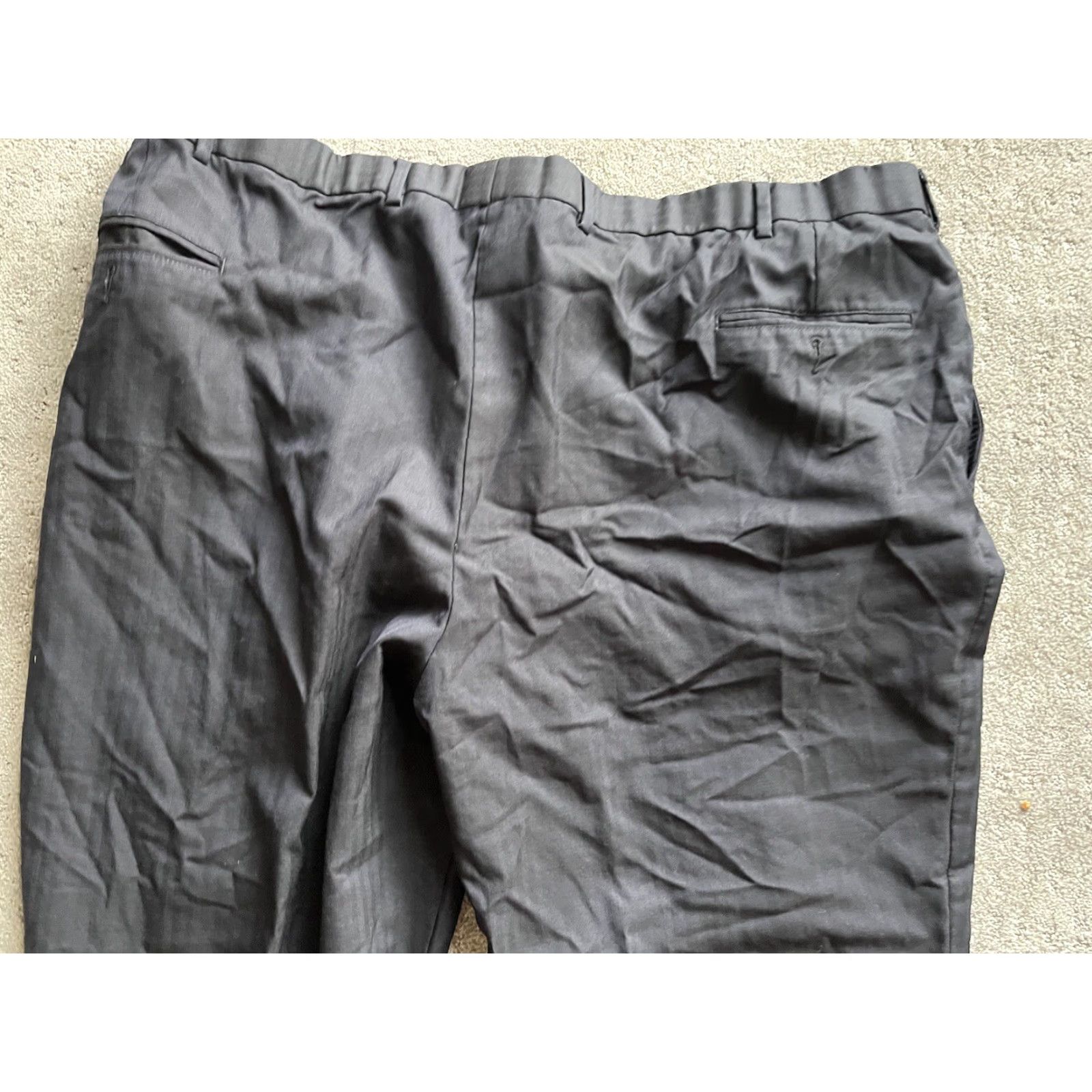 Brooks Brothers Brooks Brothers Pants Mens 50R/45W Navy Wool Dress Pants Size US 34 / EU 50 - 4 Thumbnail