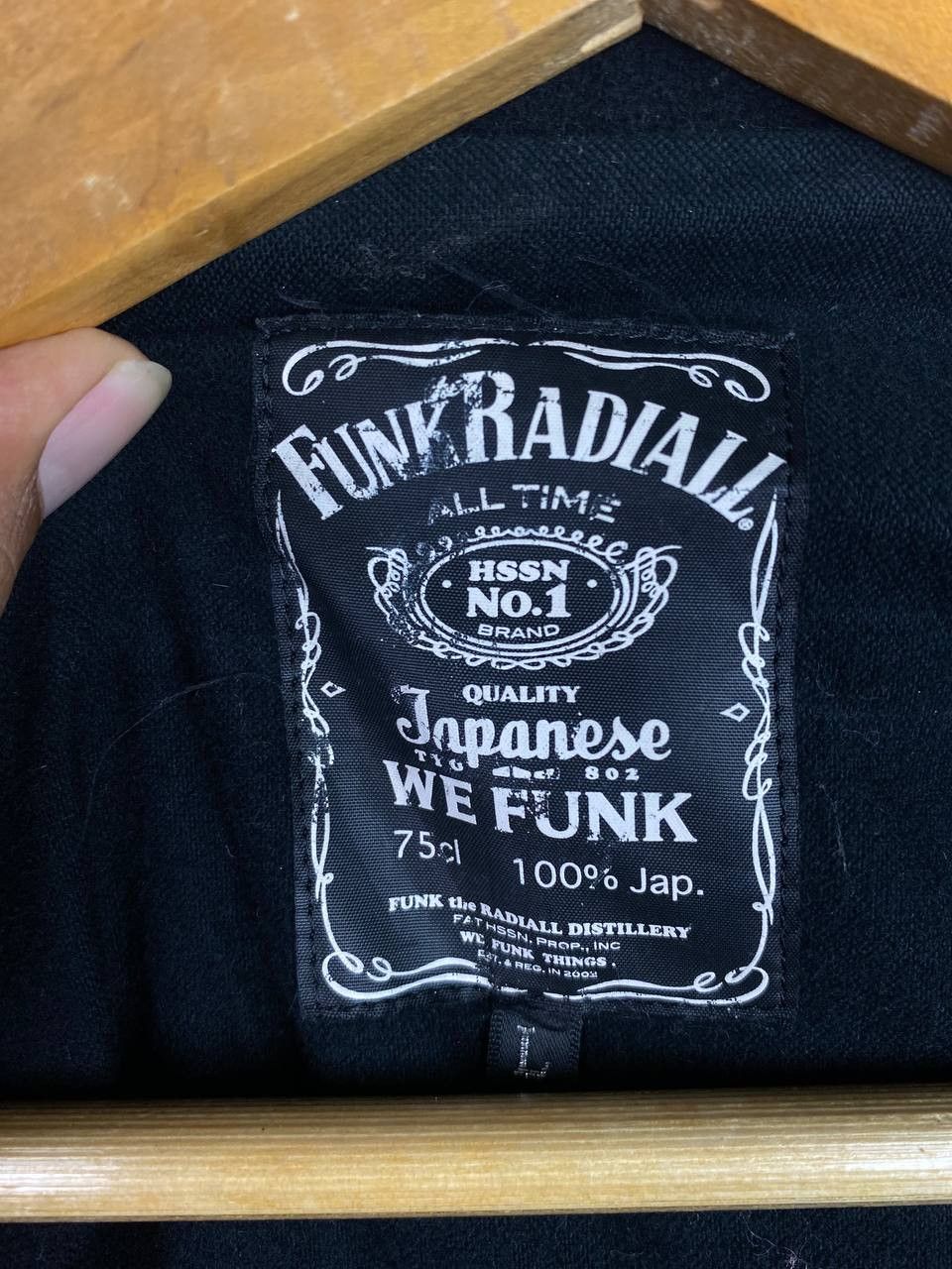 Japanese Brand funk radial wool jacket nice design Size US L / EU 52-54 / 3 - 8 Thumbnail