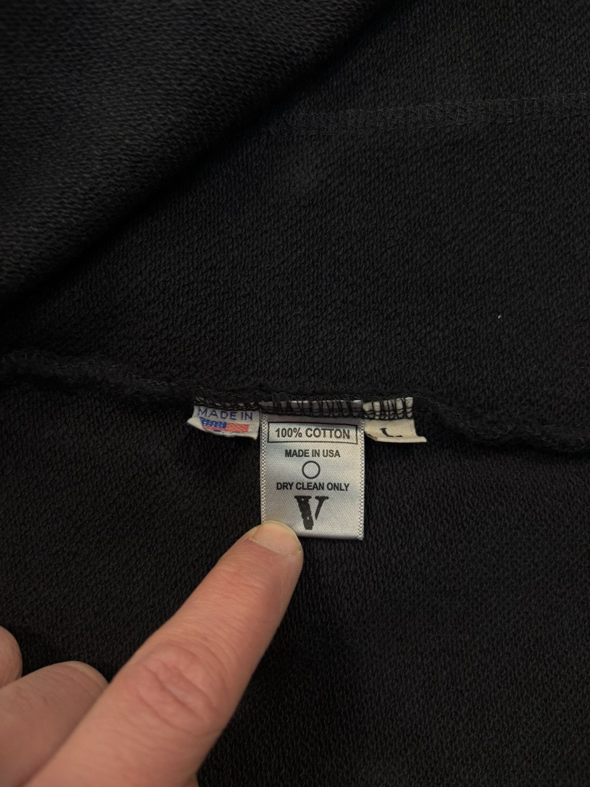 Vlone Vlone Friends Rhinstone Hoodie, Black Size US L / EU 52-54 / 3 - 9 Thumbnail