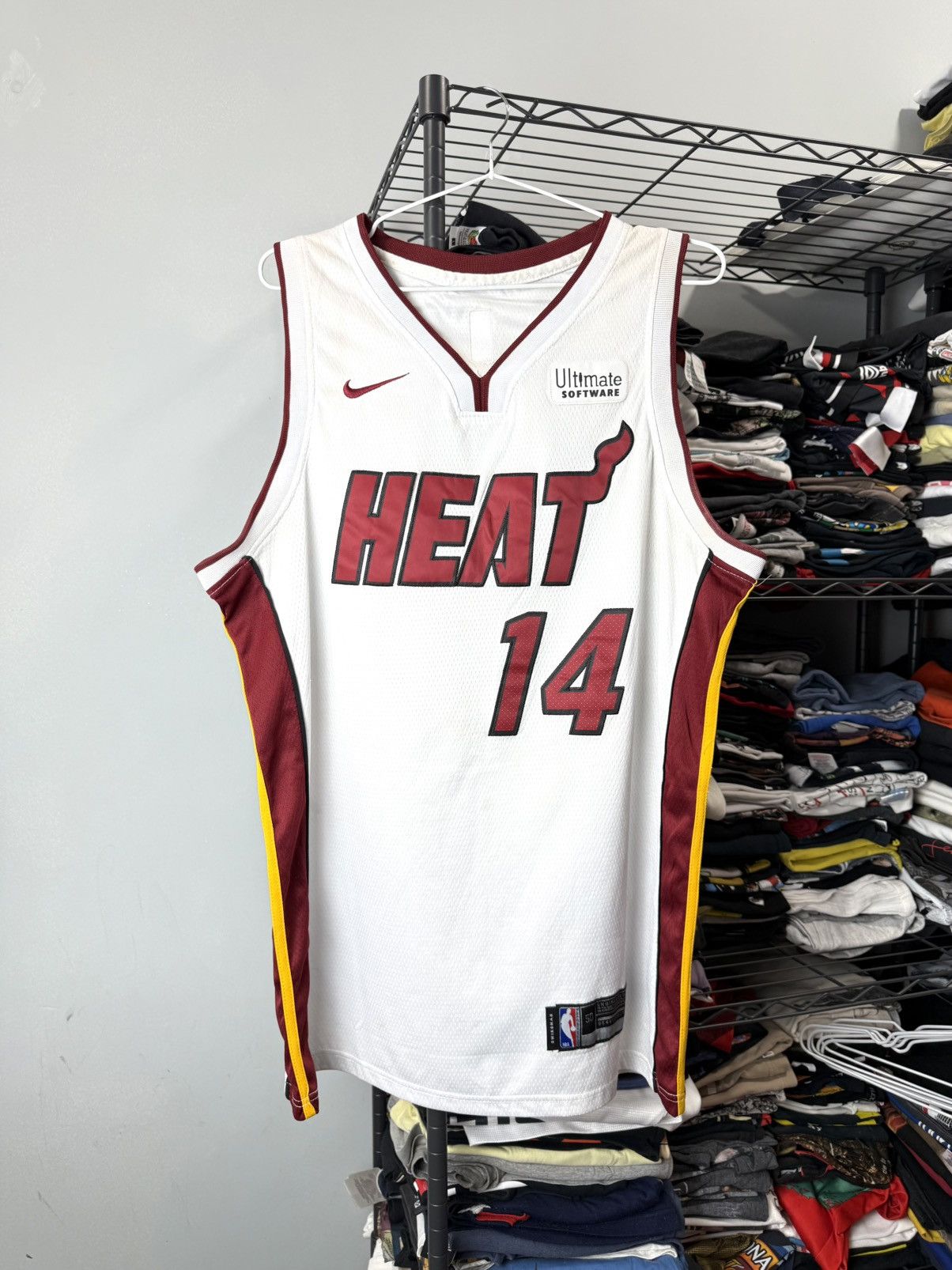 Nike Nike Heat Herro 14 NBA Basketball Jersey Sleeveless Size US L / EU 52-54 / 3 - 1 Thumbnail
