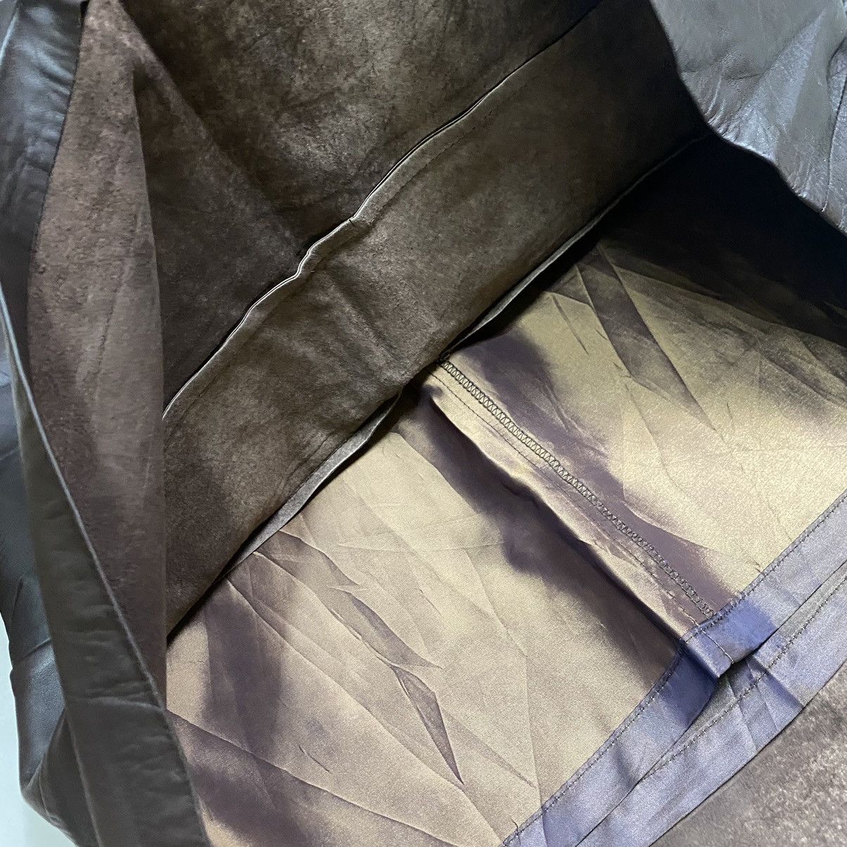 Designer × Japanese Brand Cordier sheep leather midi skirt japan Size 26" / US 2 / IT 38 - 10 Thumbnail