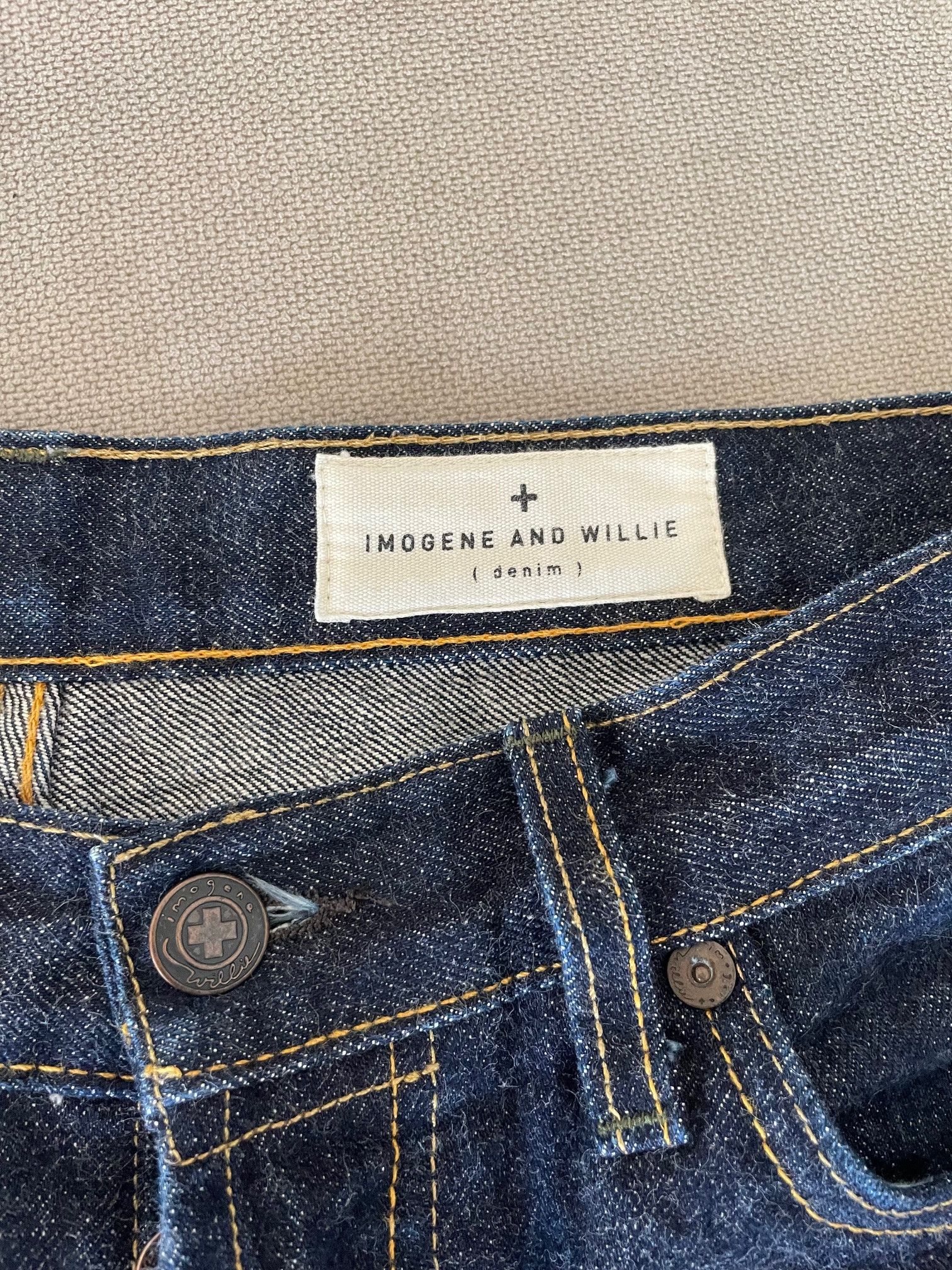 Imogene + Willie Barton Slim Japanese Selvedge Jean - Indigo Size US 29 - 3 Thumbnail