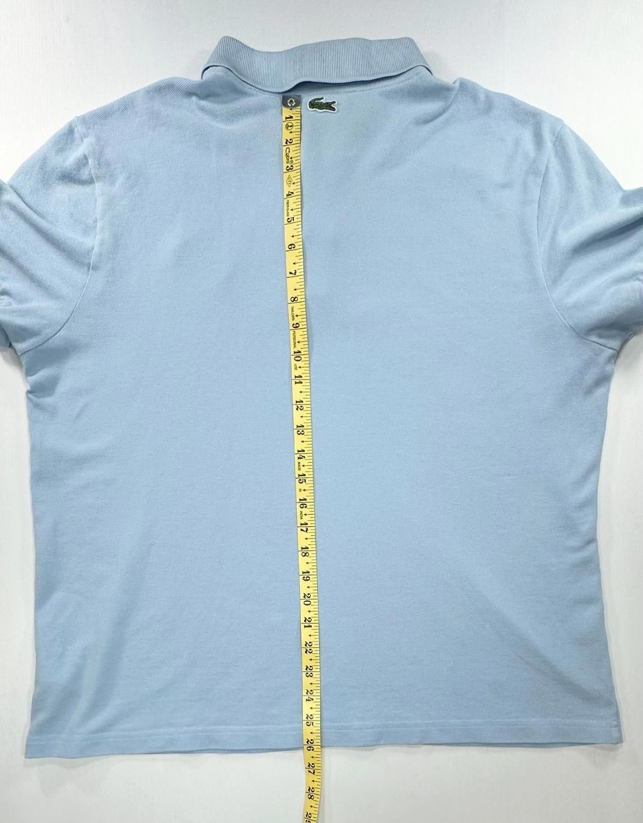 Lacoste Lacoste 1/4 Button Regular Fit Logo Polo Shirt Blue Mens 2XL Size US XXL / EU 58 / 5 - 3 Thumbnail