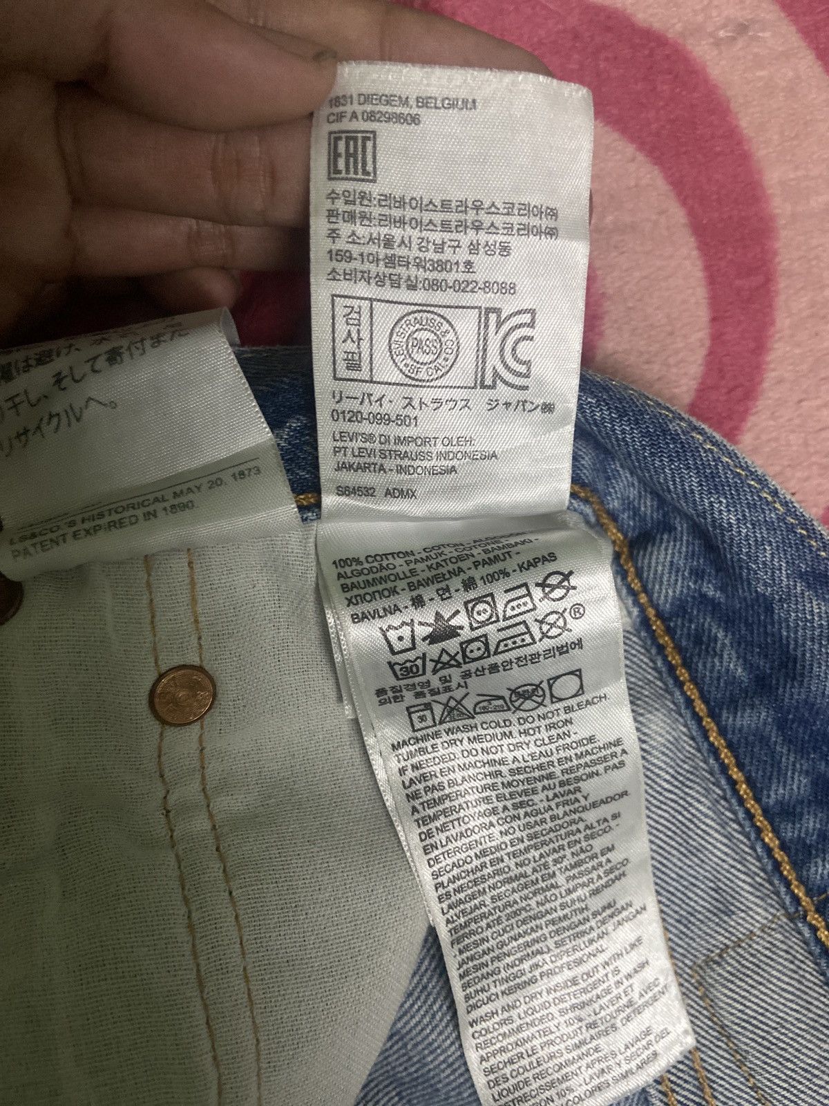 Levi's Levis 501 Made In Usa Size US 34 / EU 50 - 13 Thumbnail