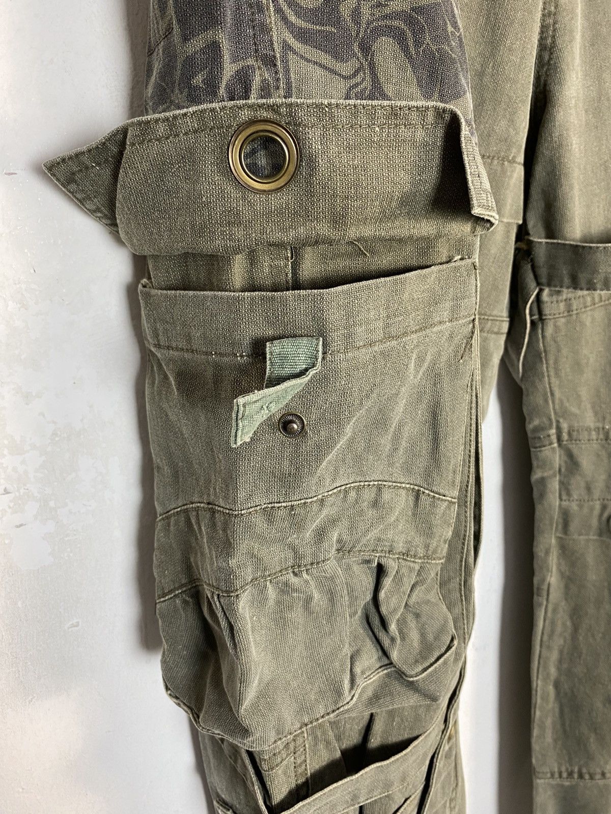 Japanese Brand Hype Tech Too Bondage Cargo Pant Seditionaries Size 29 30 Size US 30 / EU 46 - 7 Thumbnail