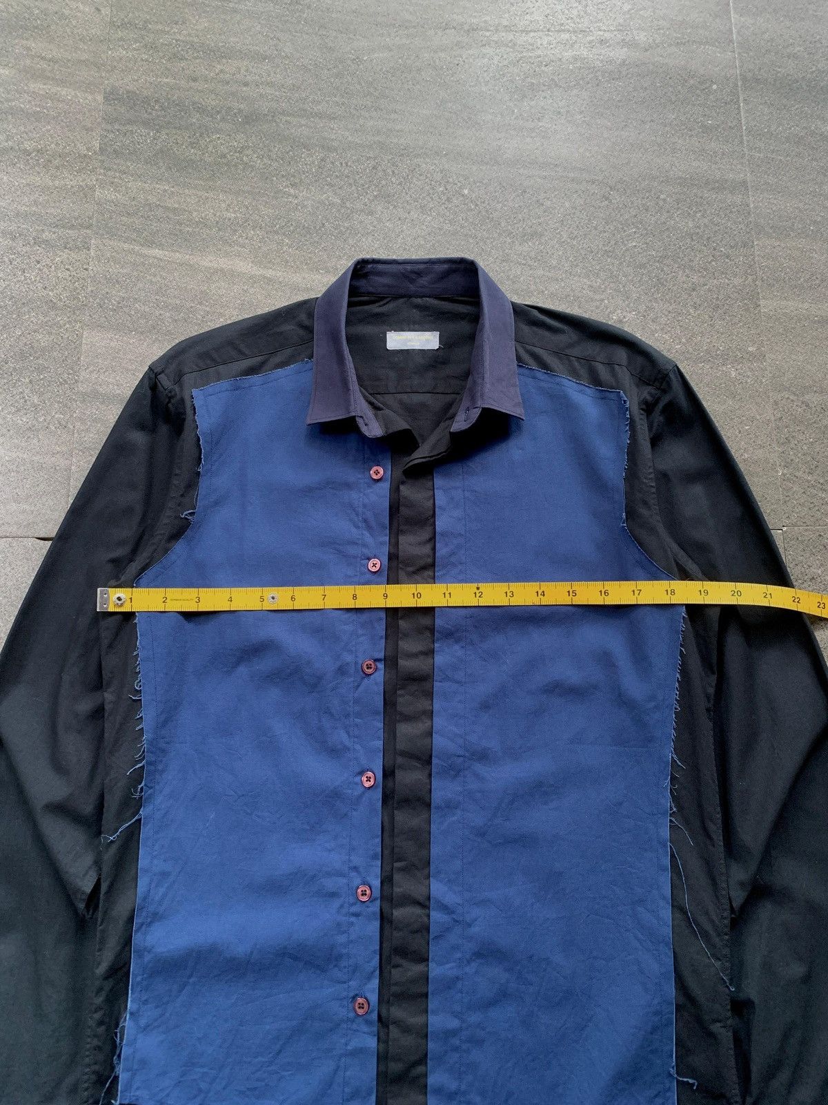Comme des Garcons Homme FREE IMPORT TAX 90s Paneled Reworked Shirt Size US M / EU 48-50 / 2 - 10 Thumbnail