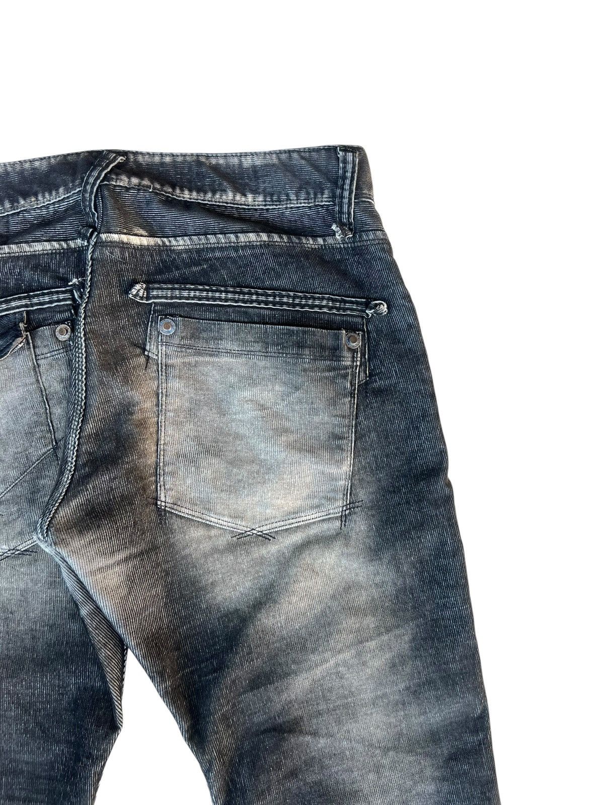 Vintage Rattle Trap Japan Distress Fade Stretch Corduroy Flare Jeans Size US 32 / EU 48 - 19 Thumbnail