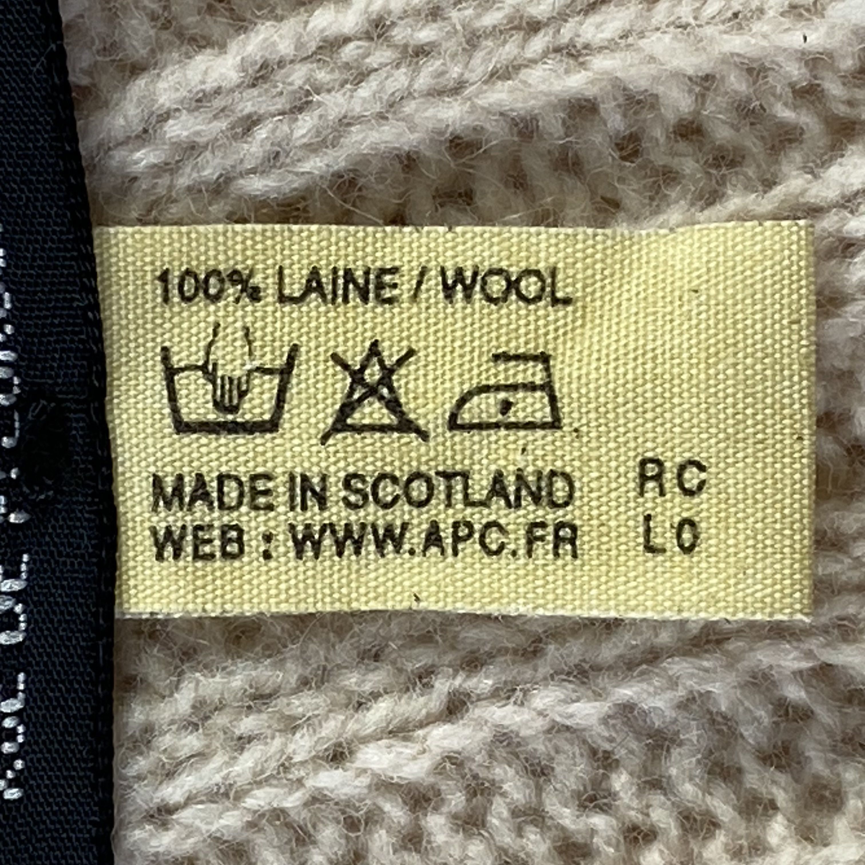 A.P.C. A.P.C. Knit Scarf Neck Wrap Wool Muffler Size ONE SIZE - 5 Thumbnail