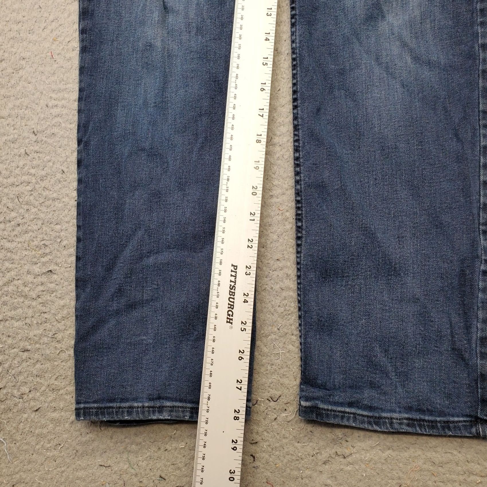 Calvin Klein Calvin Klein Jeans Womens 32x32 Blue Denim Medium Wash Streetwear Straight Leg Jeans Size 24" / US 00 / IT 34 - 4 Thumbnail
