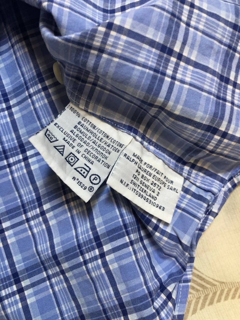 Polo Ralph Lauren Polo Ralph Lauren Blue Plaid Button Down Shirt Custom Fit Size US XXL / EU 58 / 5 - 3 Thumbnail