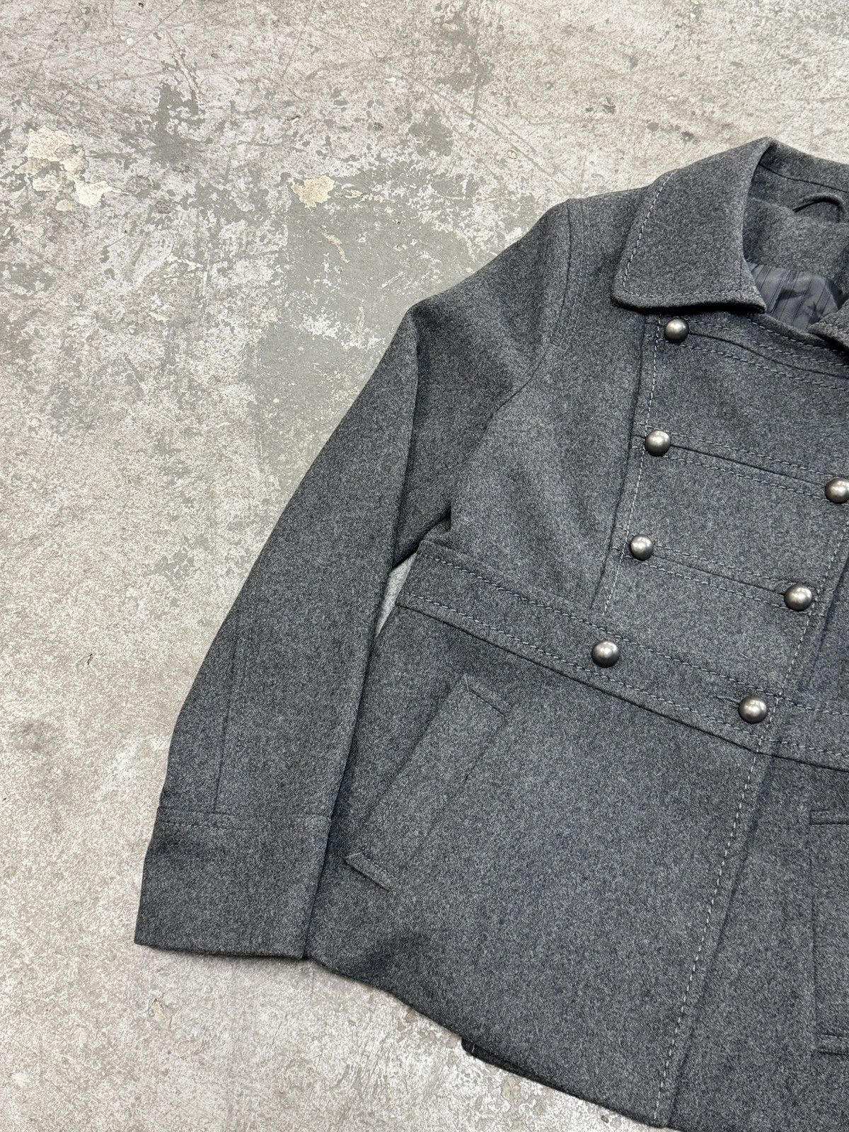 Vintage Vintage y2k Wool Coat Size M / US 6-8 / IT 42-44 - 3 Thumbnail