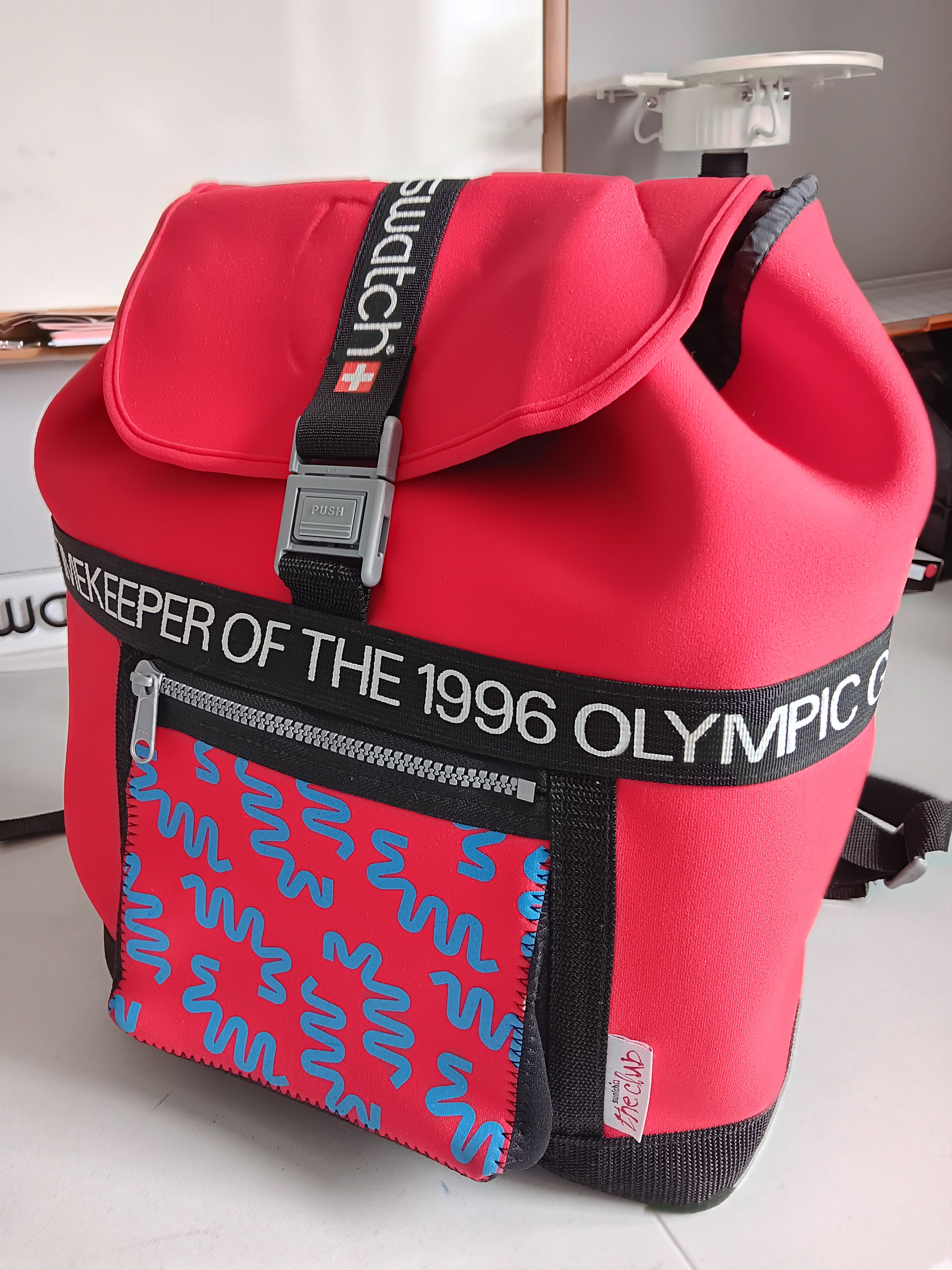 Swatch Vintage Swatch 1996 Olympic Games Neoprene Backpack NOS Size ONE SIZE - 3 Thumbnail