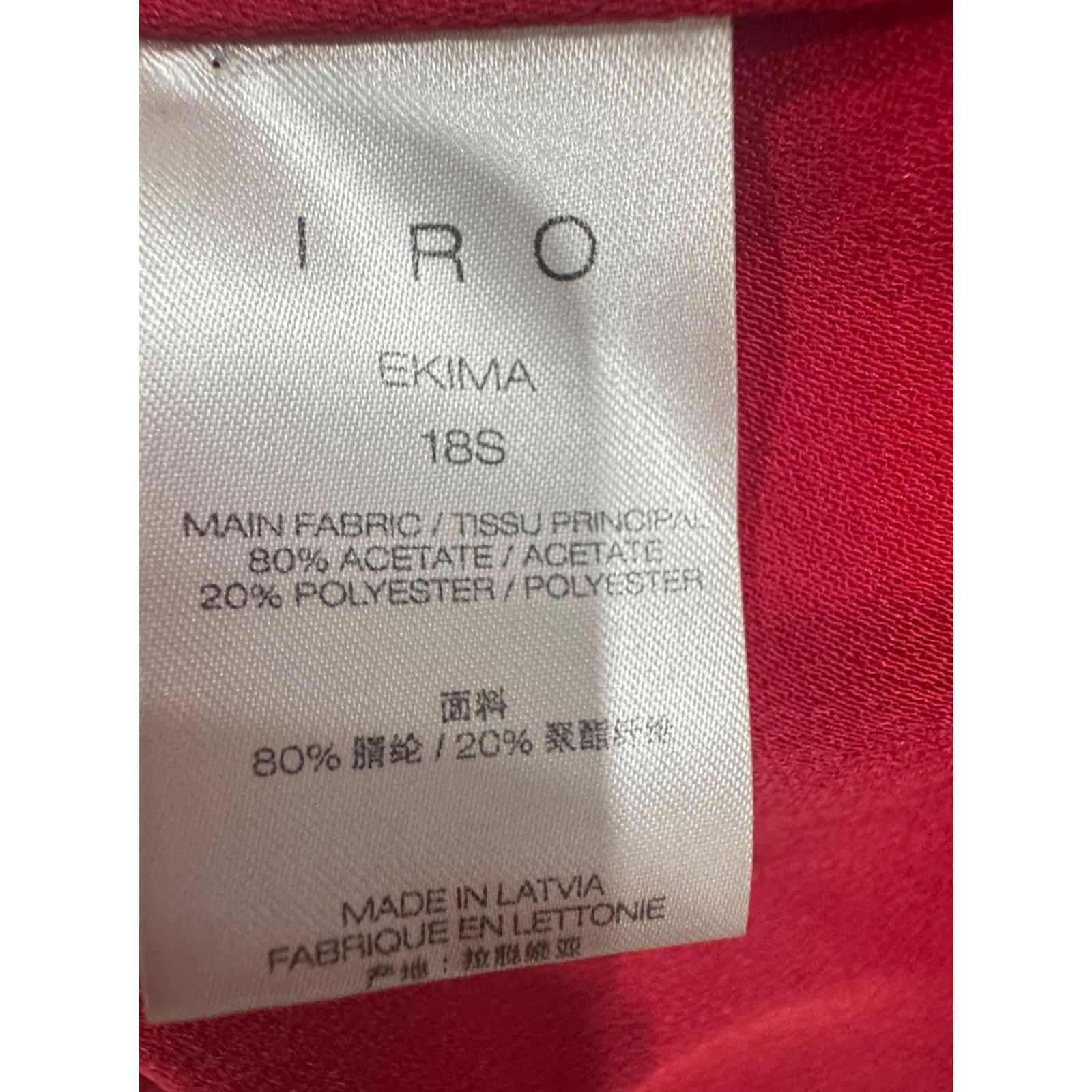 Iro IRO Ekima Red dress Size 42 Size M / US 6-8 / IT 42-44 - 8 Thumbnail