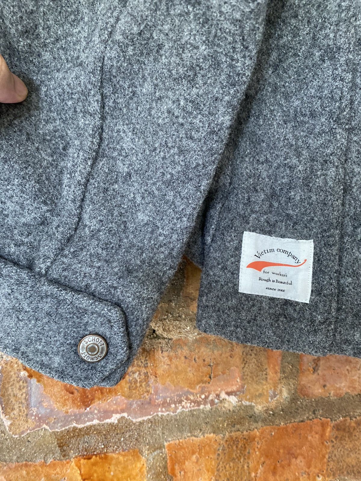 Schott 🔥AW08 Victim x Schott NYC Melton M-65 Wool Jacket Size US S / EU 44-46 / 1 - 12 Thumbnail