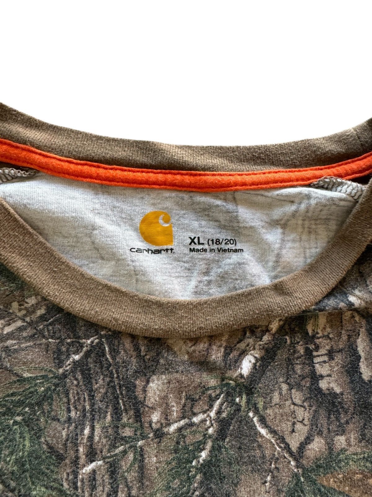 Carhartt Carhartt Long Sleeve Double Sided Woodland Camo Print Tee Size XL / US 12-14 / IT 48-50 - 6 Thumbnail
