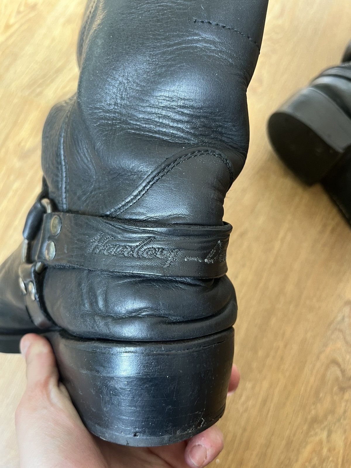 Harley Davidson Vintage Harley-Davidson Engineered Harness Motorcycle Boots Size US 11 / EU 44 - 5 Thumbnail