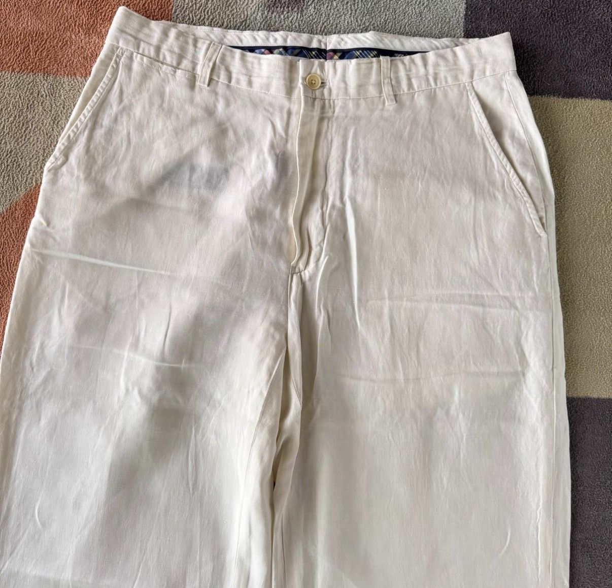 Polo Ralph Lauren Ralph Lauren Polo RL Silk Linen Pants K22 Size US 32 / EU 48 - 3 Thumbnail