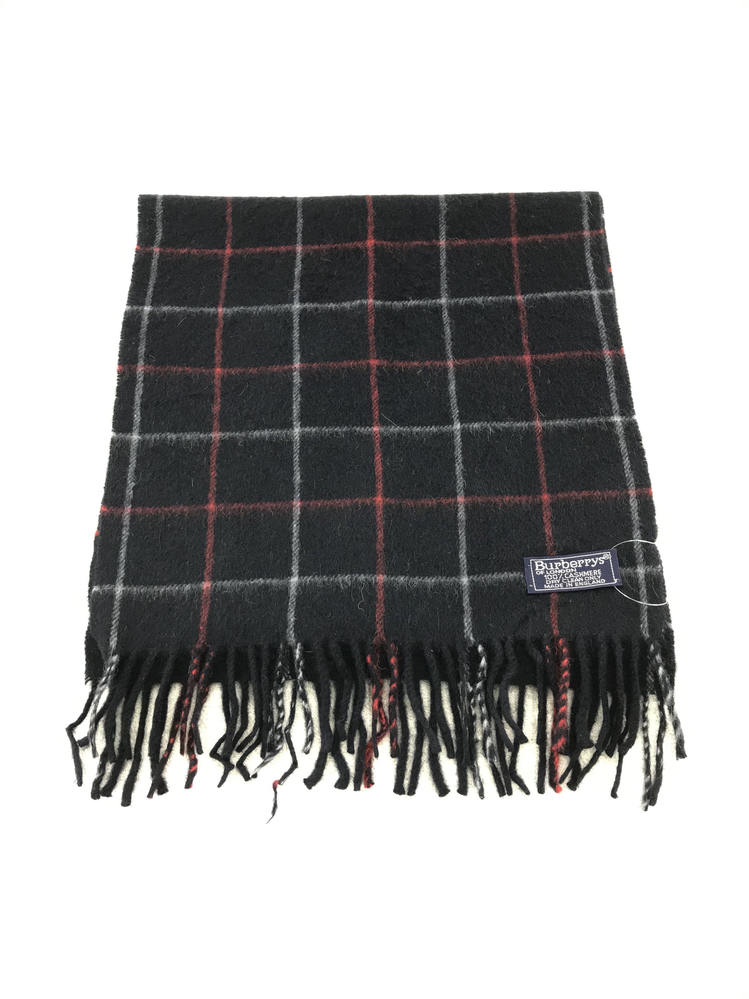 Burberry × Vintage Burberry Scarf / Muffler / Neckwear - WW1037 Size ONE SIZE - 2 Thumbnail