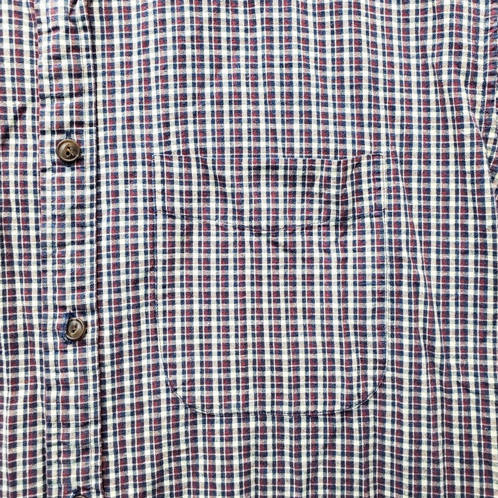 Vintage Aéropostale Shirt Mens M Multi Plaid Cotton Short Sleeve Button-Down Collar Size US M / EU 48-50 / 2 - 5 Thumbnail