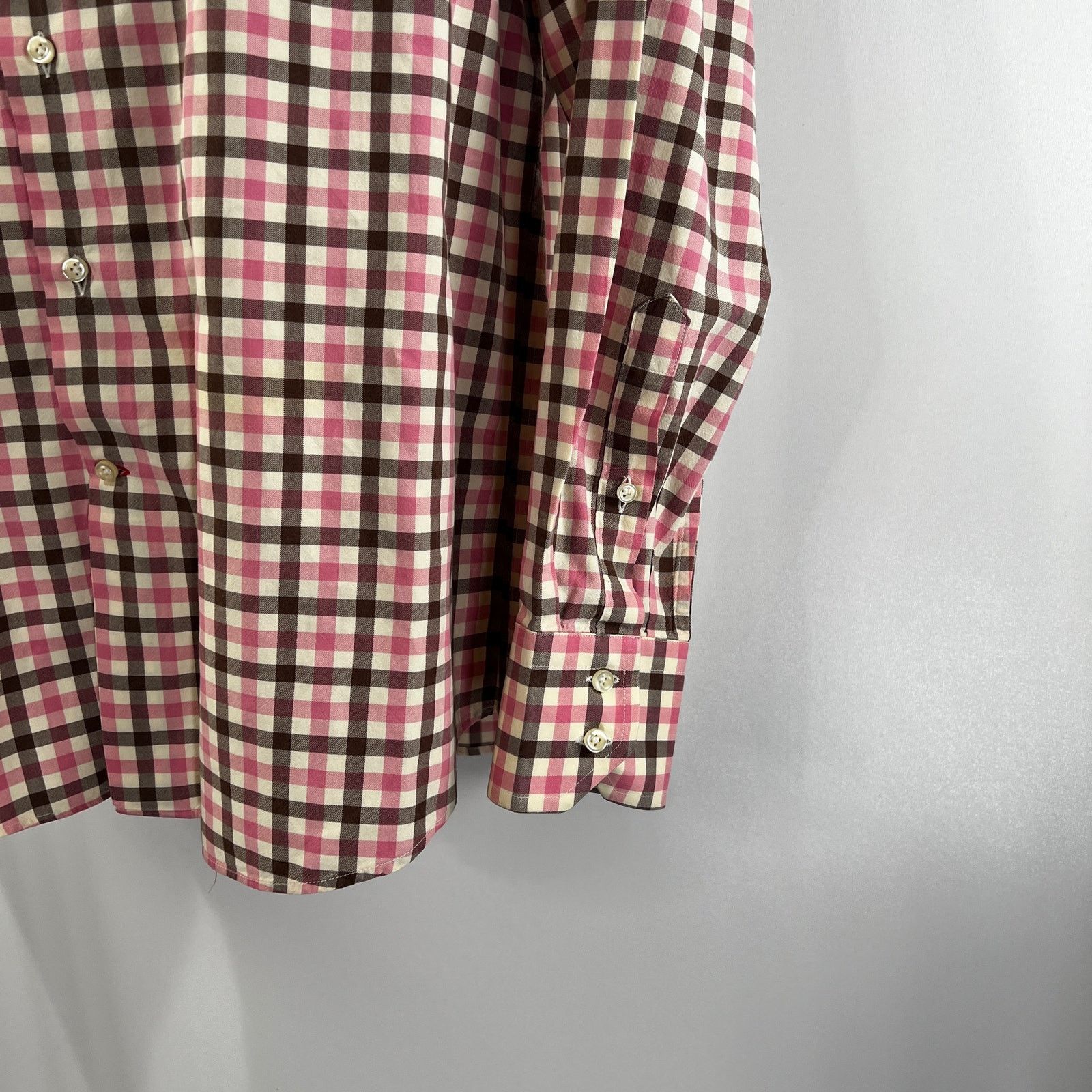 Daniel Cremieux Daniel Cremieux Button Down Check Shirt Long Sleeves Cotton Size US L / EU 52-54 / 3 - 4 Thumbnail