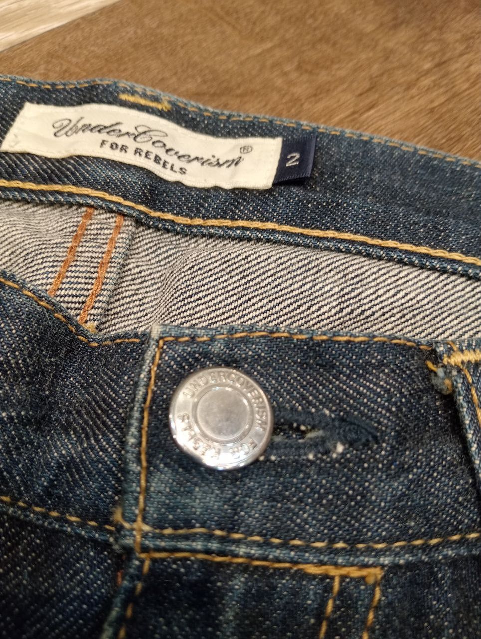 Undercover UNDERCOVERISM FOR REBELS FRINGE SELVEDGE DENIM PANTS Size US 32 / EU 48 - 5 Thumbnail