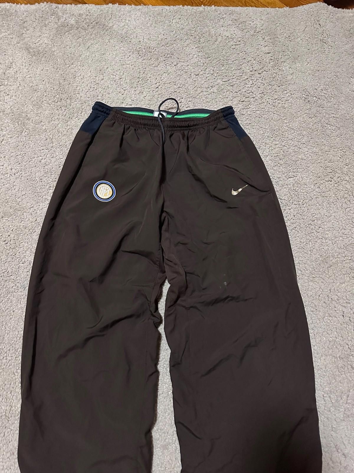 Nike Vintage Nike Inter Milan Brown Baggy Tracksuit Bottoms Size US 32 / EU 48 - 3 Thumbnail