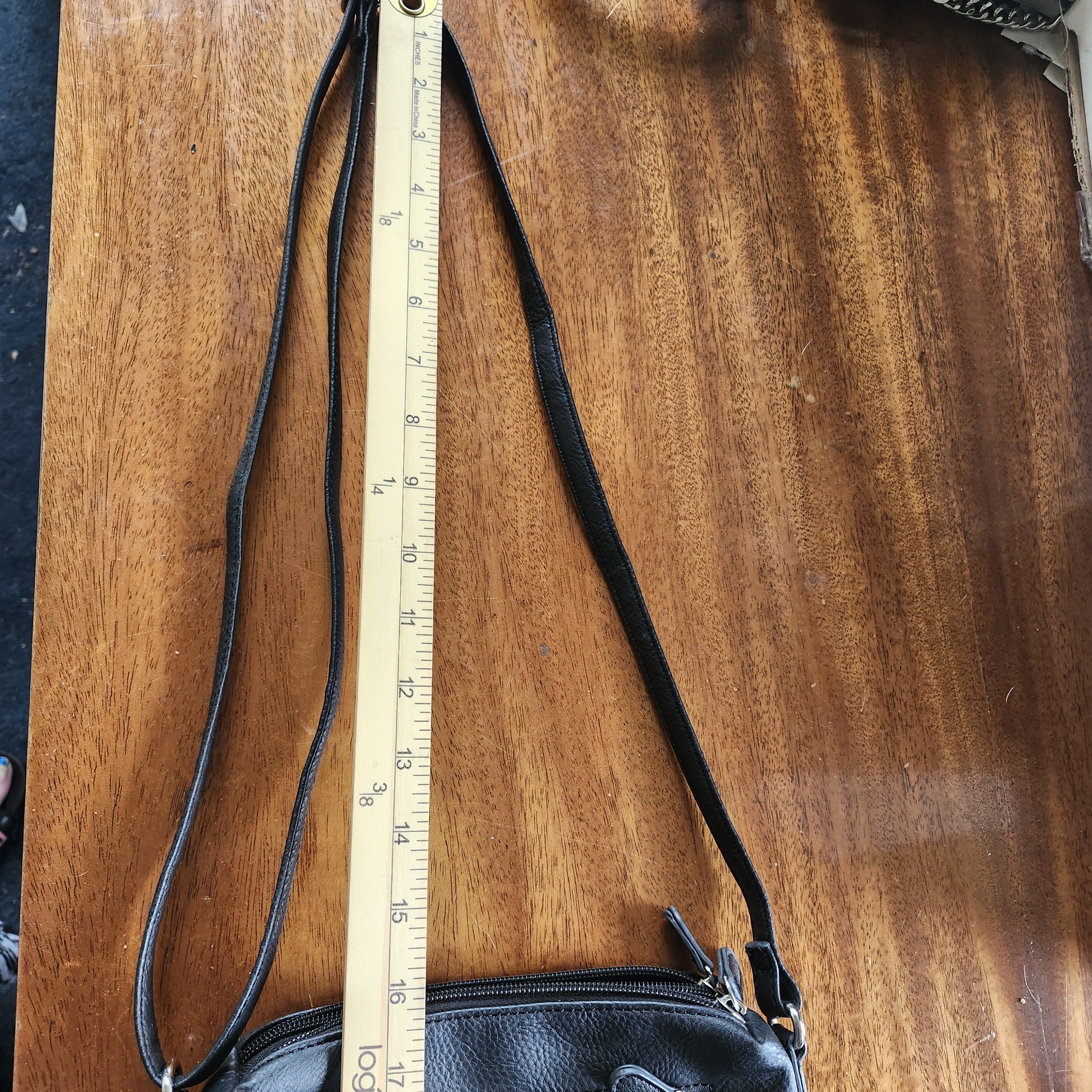 Other MultiSac Black PebbleFaux Leather Crossbody Bag Purse Strap Size ONE SIZE - 6 Thumbnail
