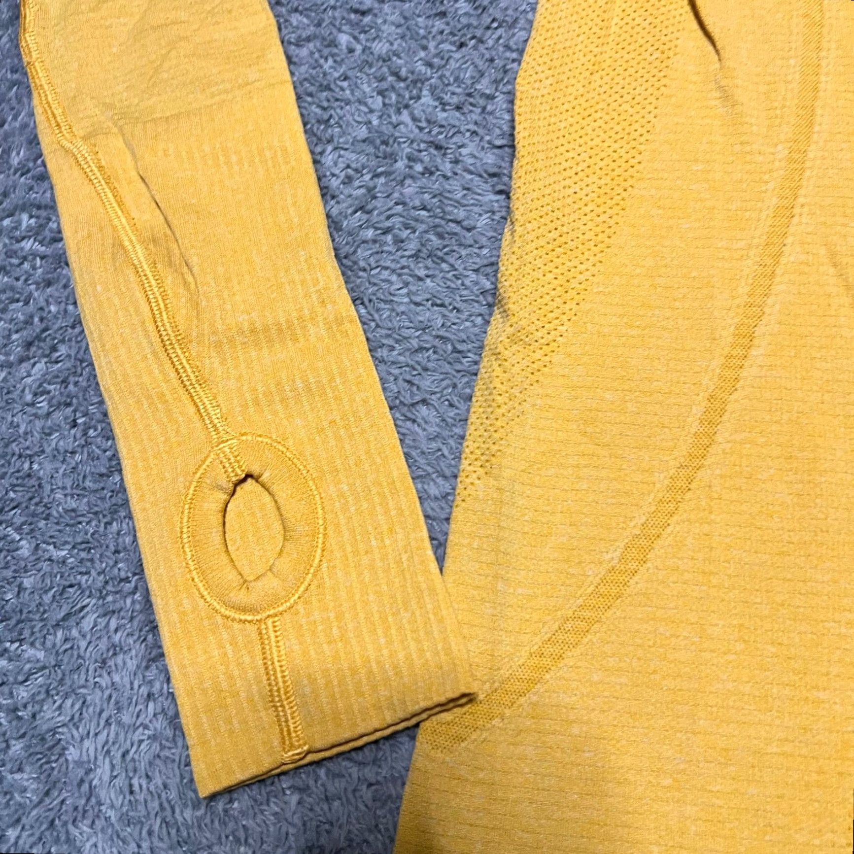 Lululemon Lululemon Shirt Womens 4 Swiftly Long Sleeve Yellow Running Regular Womens Size 4 Yellow Shirt Size S / US 4 / IT 40 - 3 Thumbnail