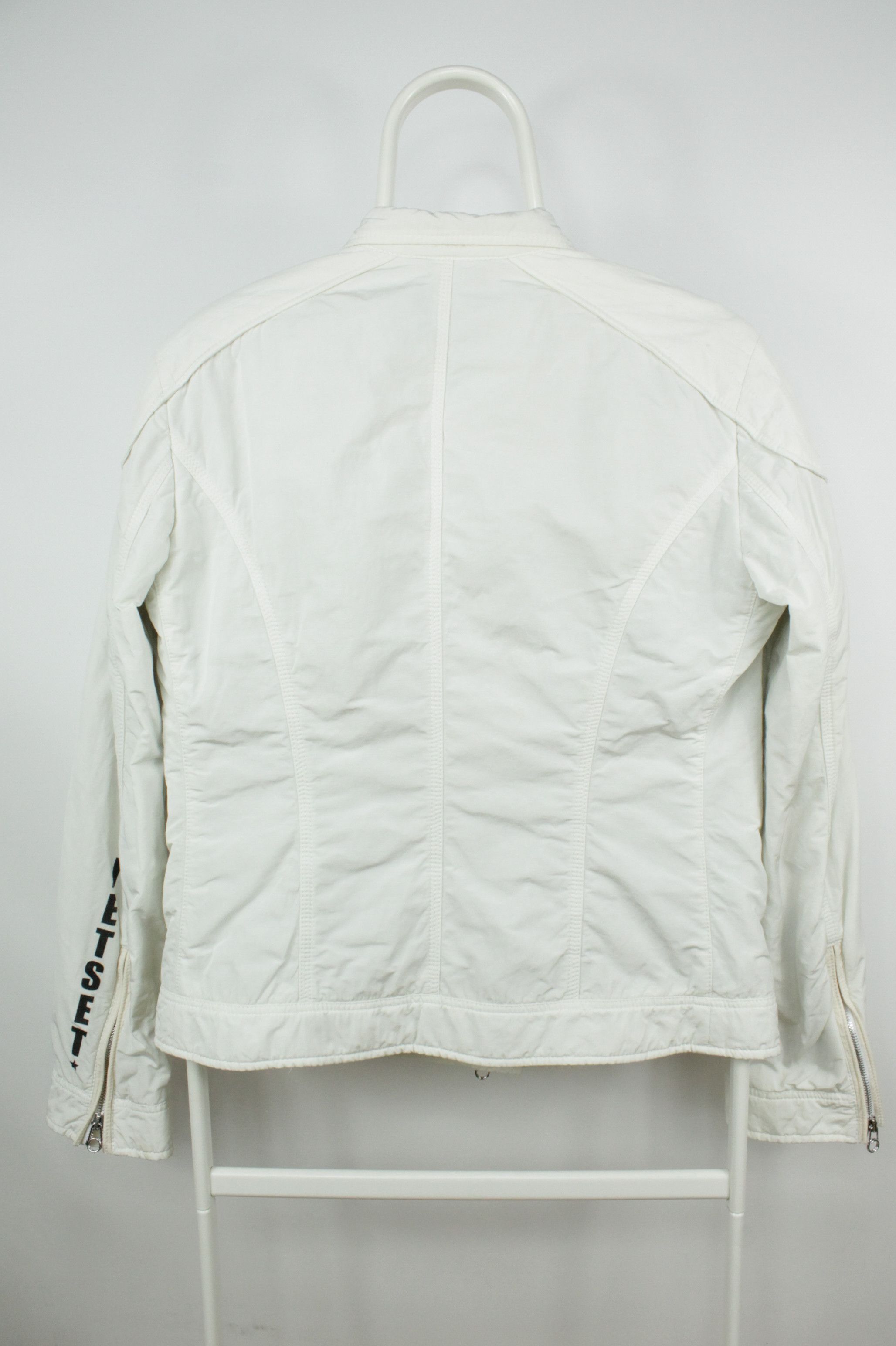 JET SET JET SET White Nylon Light Casual Women's Jacket Size L / US 10 / IT 46 - 8 Thumbnail