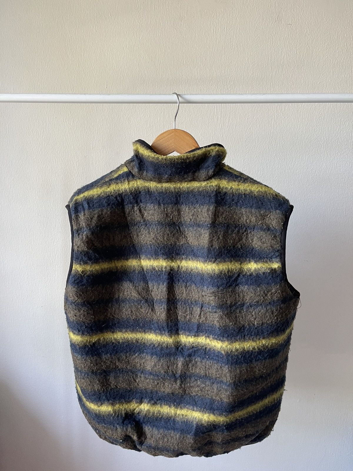 Kapital Kountry Kapital Reversible Wool/Nylon Stripe Vest Size US XL / EU 56 / 4 - 8 Thumbnail