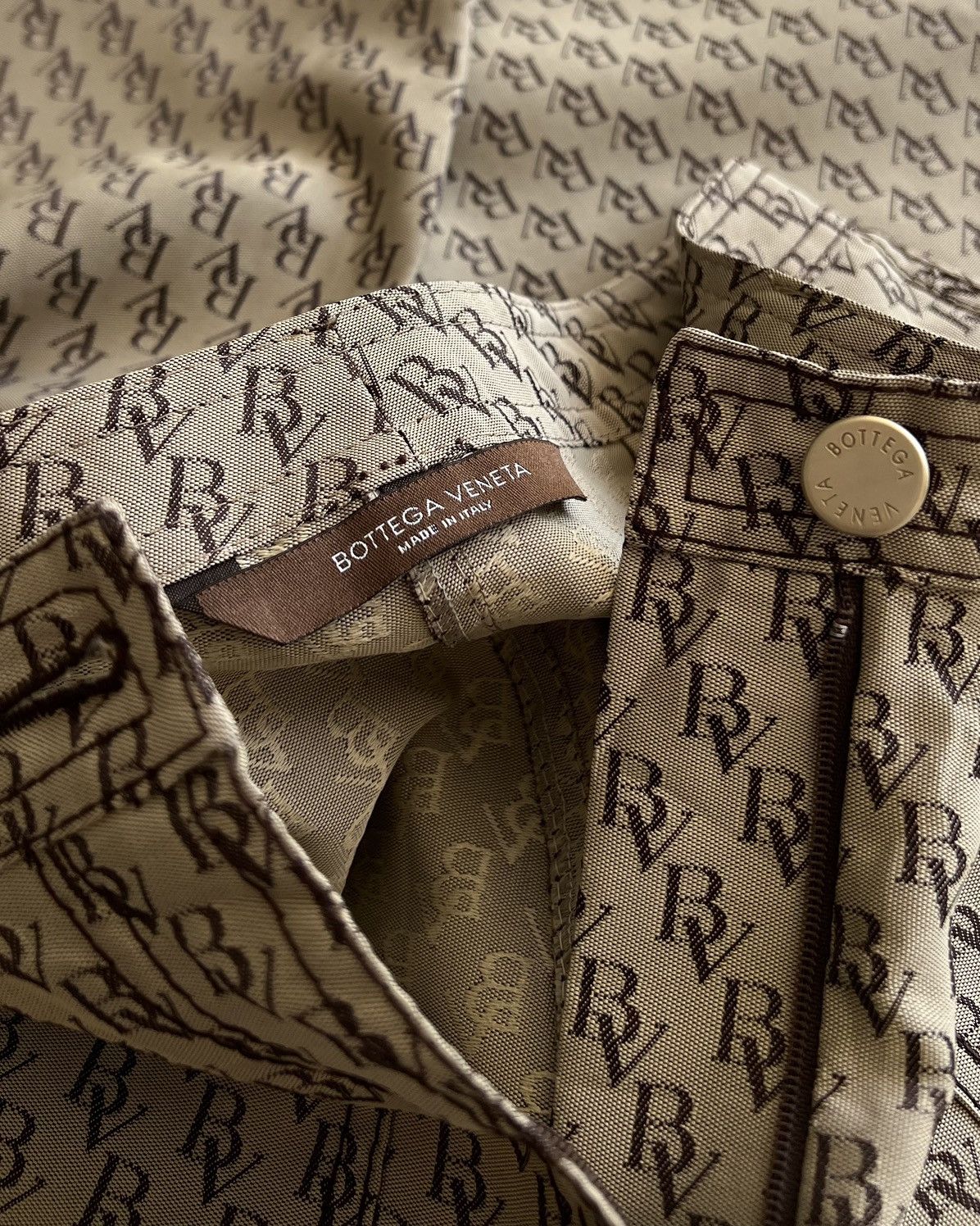 Bottega Veneta BOTTEGA VENETA MONOGRAM TROUSERS Size 26" / US 2 / IT 38 - 9 Thumbnail