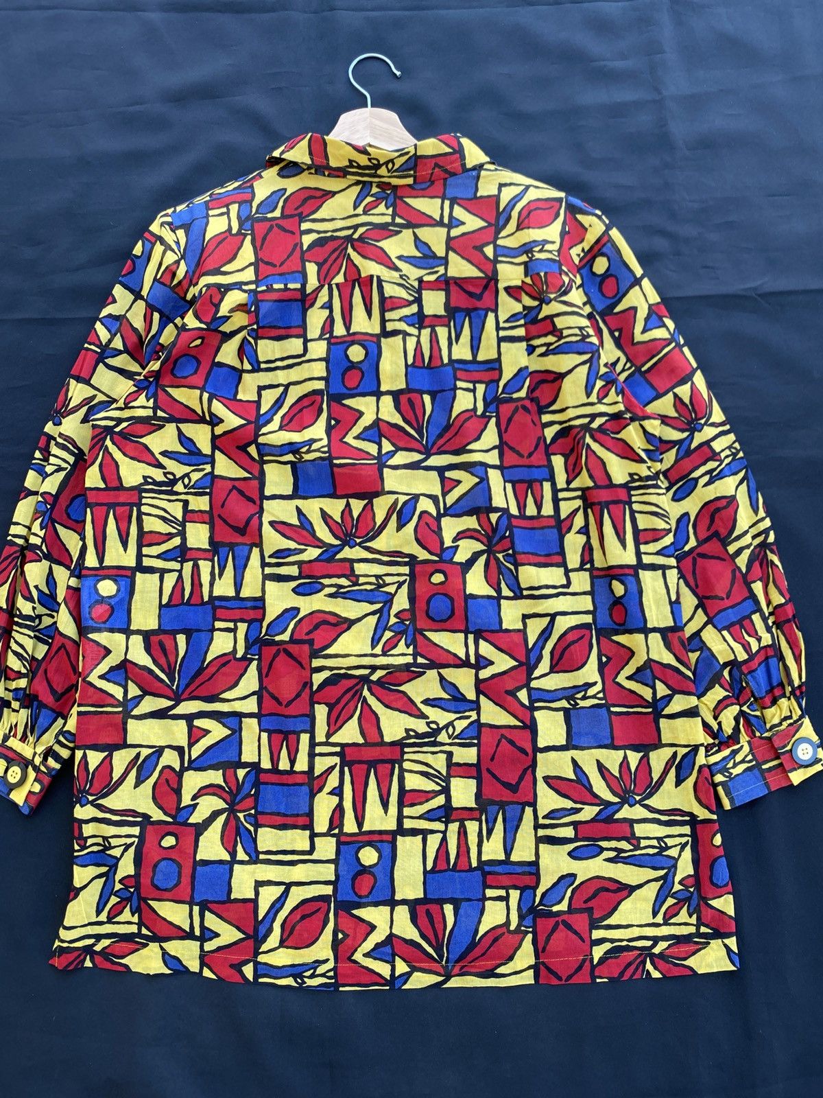 Givenchy Rare Vtg Givenchy Glamour abstract patterned button-up shirt Size XL / US 12-14 / IT 48-50 - 19 Thumbnail