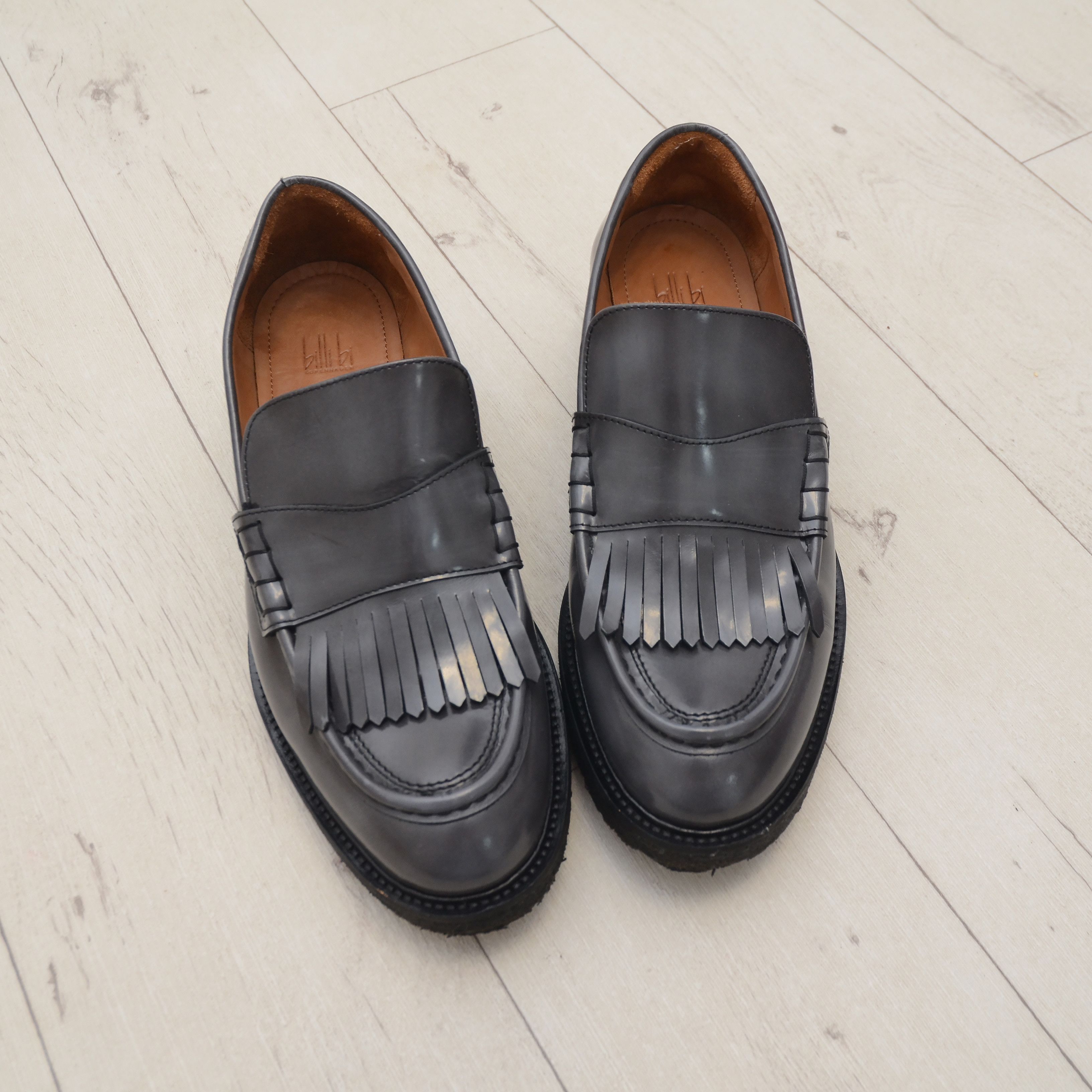 Billi Bi Billi Bi Copenhagen EU 42 Leather Loafers Slip-On Shoes Size US 12 / IT 42 - 12 Thumbnail