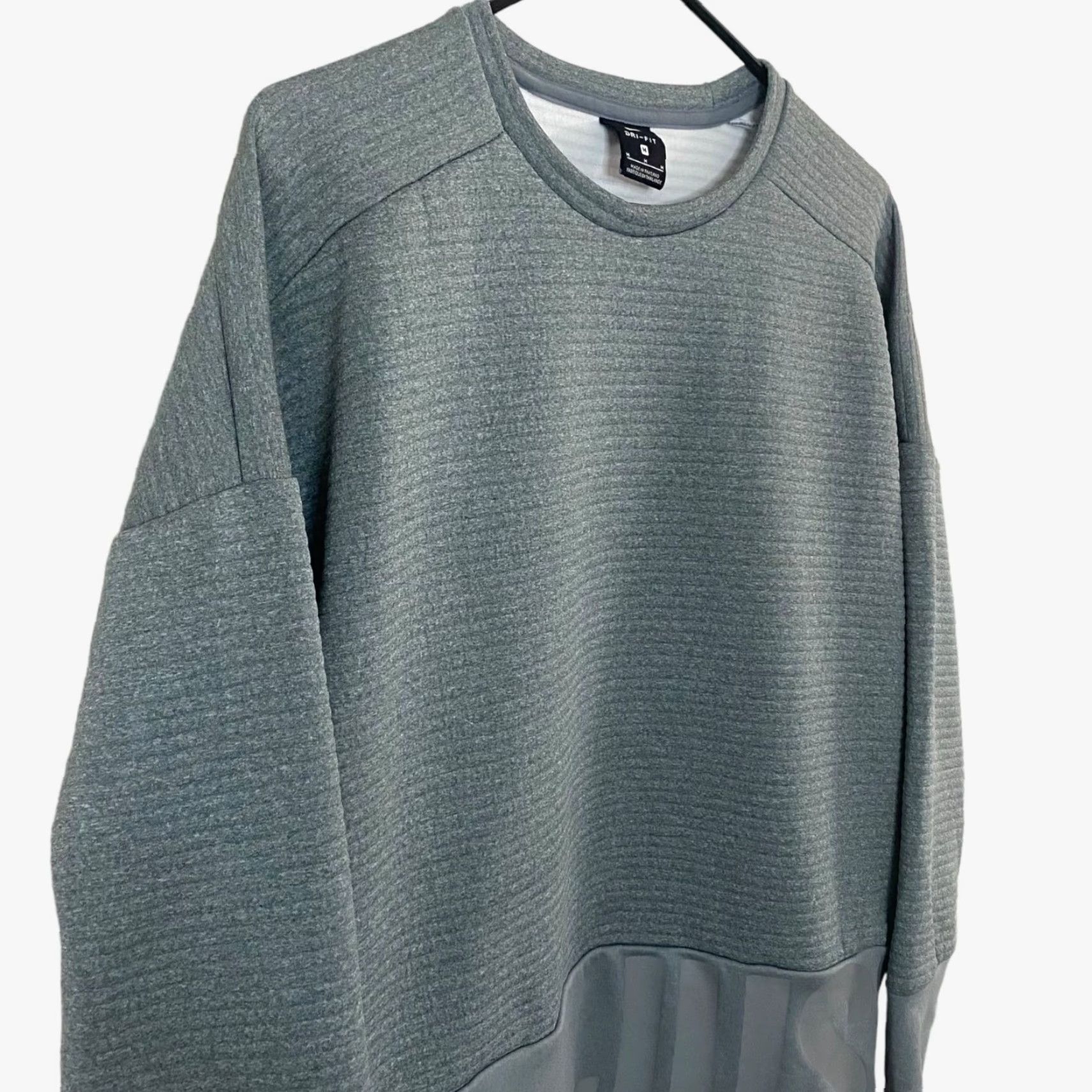 Nike Nike Sweatshirt Crewneck Double Knit Pullover Women's M Gray Long Sleeve Size M / US 6-8 / IT 42-44 - 4 Thumbnail