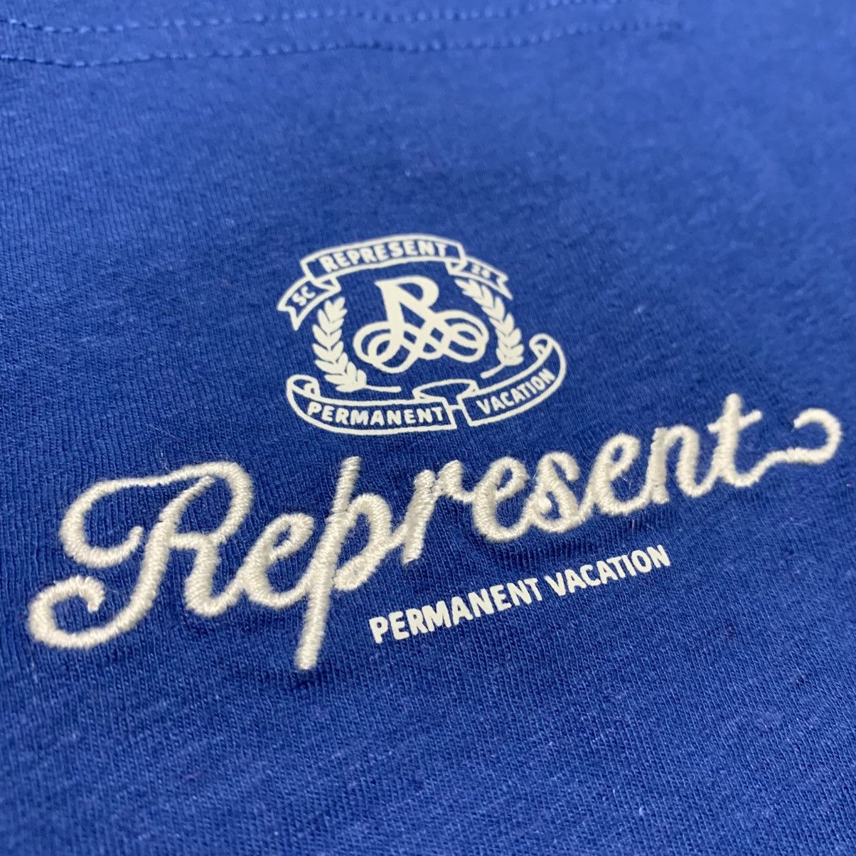 Represent Clo. Represent XXS Permanent Vacation Royal Blue Pocket Tee Size US XXS / EU 40 - 4 Thumbnail