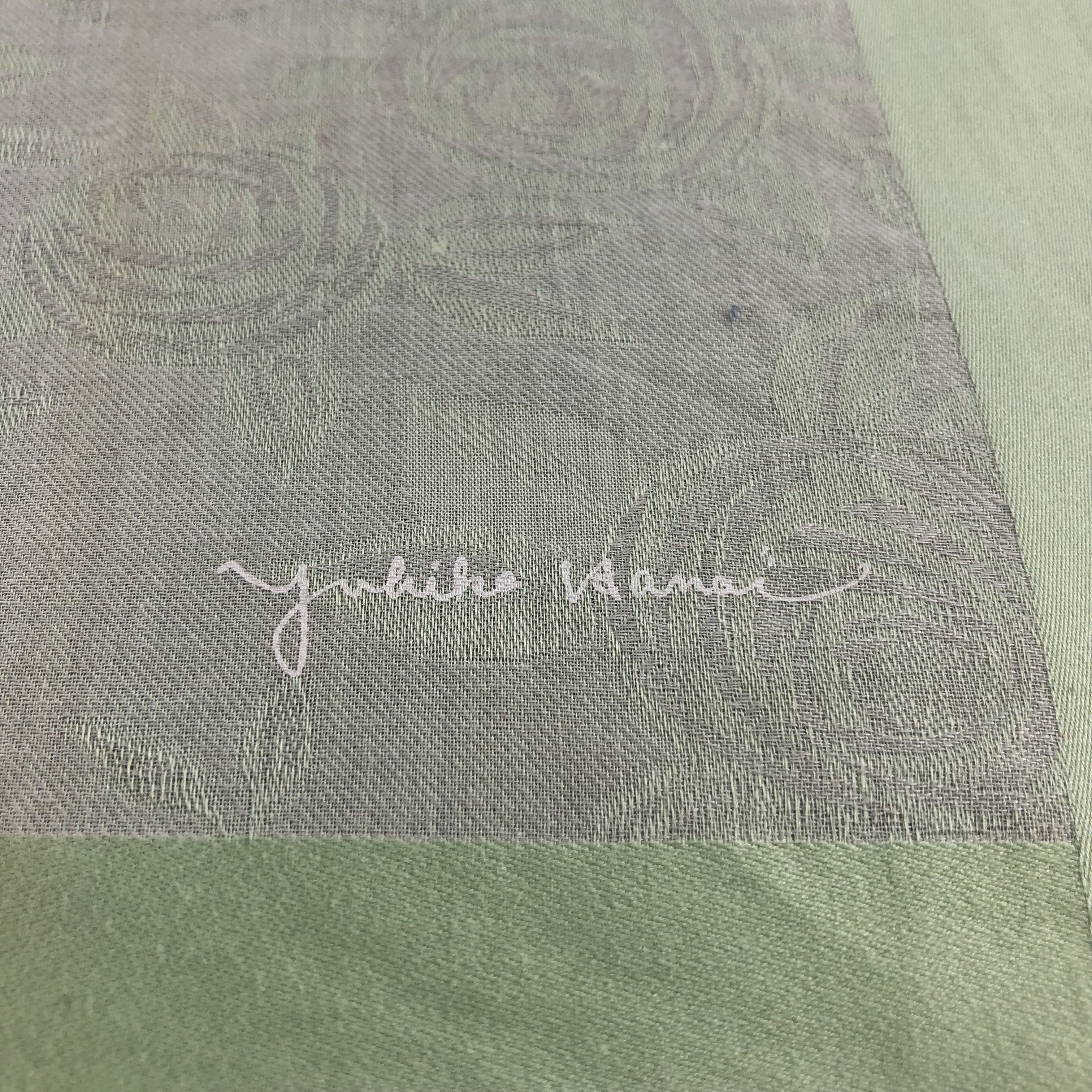 Japanese Brand Yukiko Hanai Handkerchief Neckerchief Bandana H1382 Size ONE SIZE - 3 Thumbnail