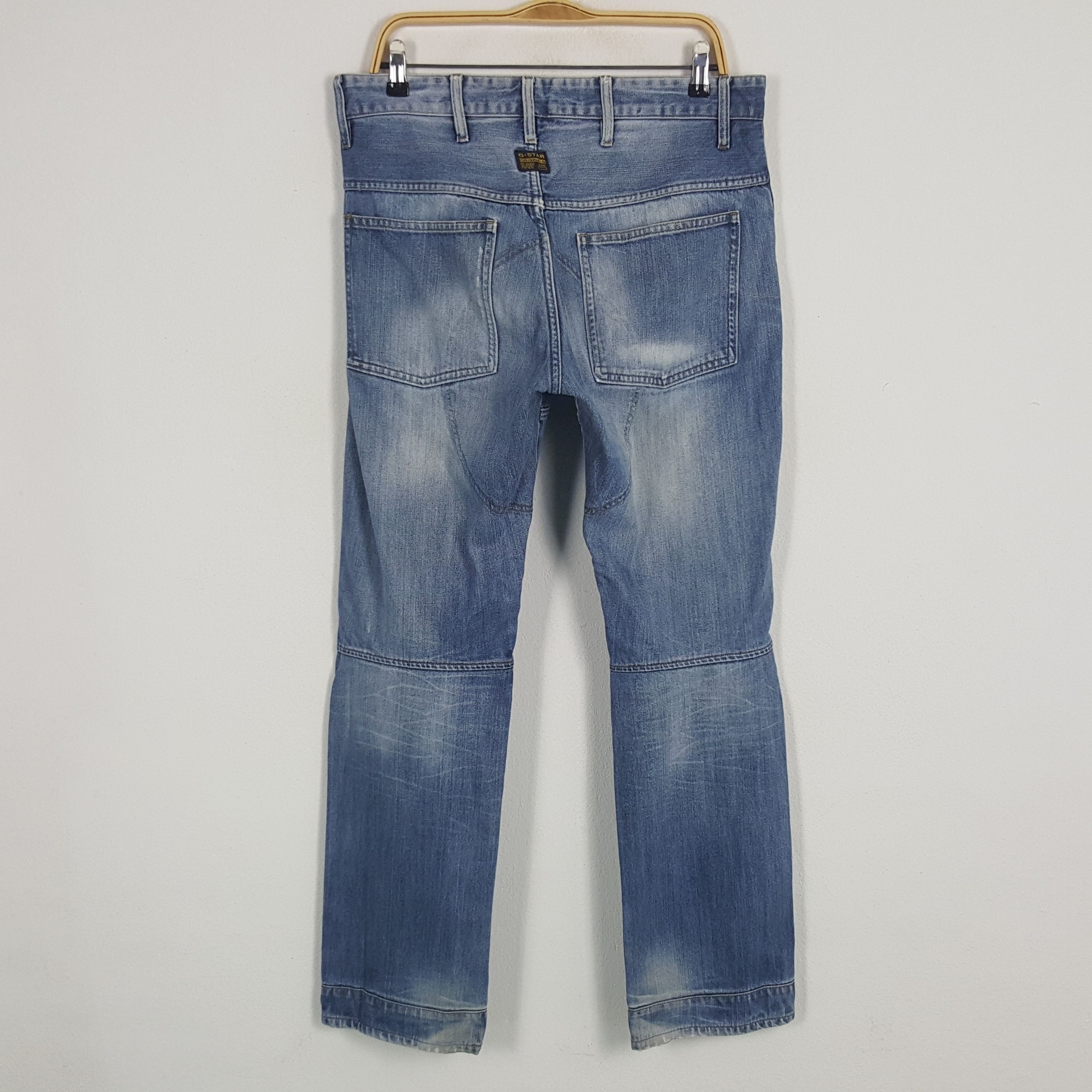 G-Star × Japanese Brand × Vintage Vintage G-Star Japanese Bikers Denim Jeans Size US 34 / EU 50 - 4 Thumbnail