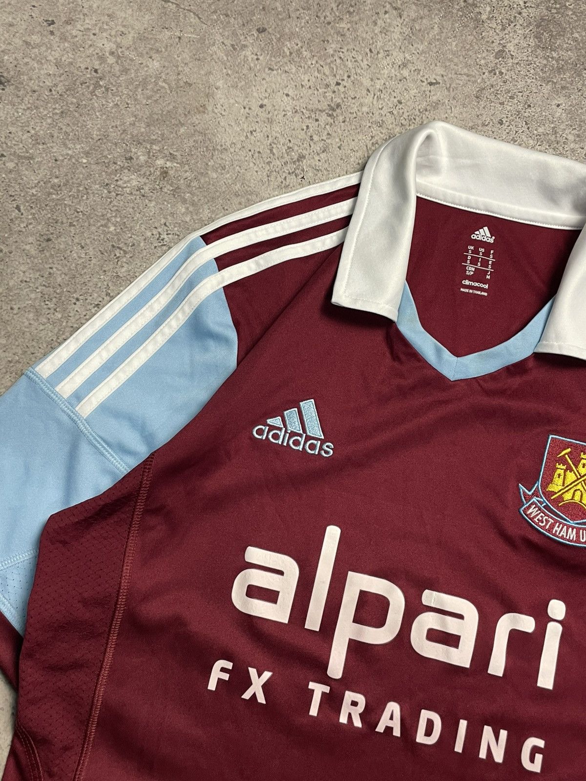 Adidas Adidas West Ham home jersey 2013/2014 size S Size US S / EU 44-46 / 1 - 4 Thumbnail