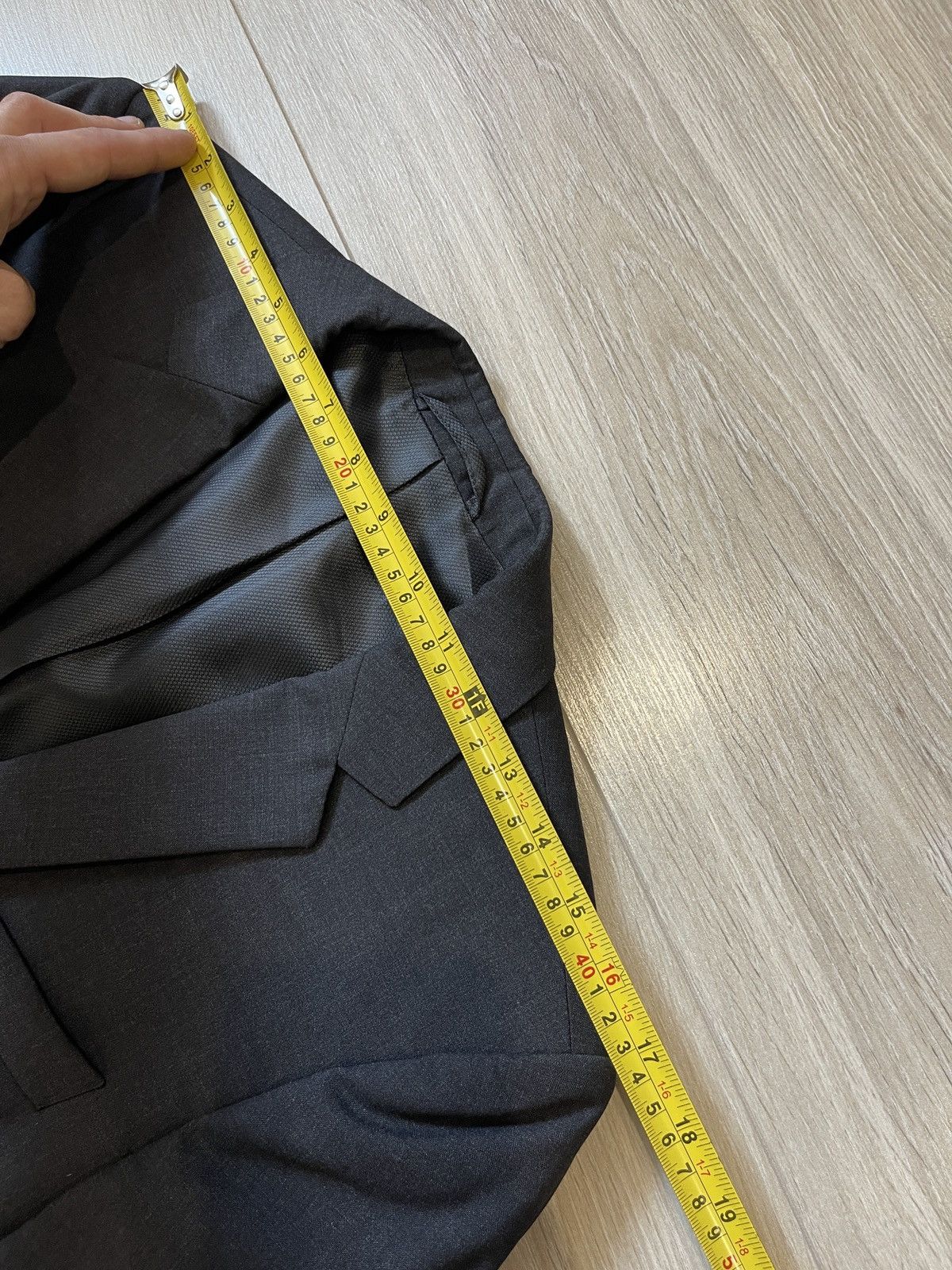 Hugo × Hugo Boss × Vintage Hugo boss classic jacket blazer dark grey 36R Size 36R - 11 Thumbnail