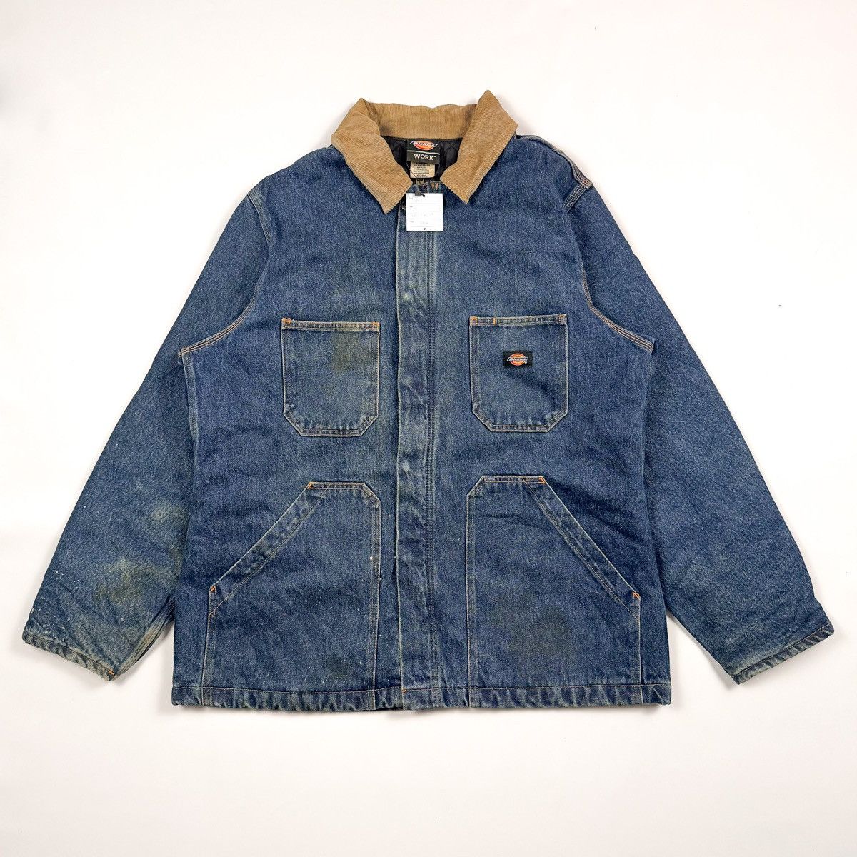 Dickies Dickies Denim Zip Front Chore Coat Size US L / EU 52-54 / 3 - 1 Thumbnail