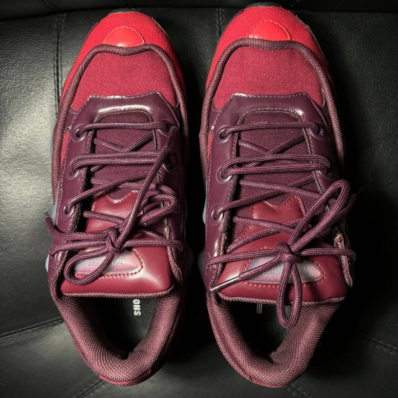 Adidas × Raf Simons 8,5us Adidas Raf Simons Ozweego Burgundy Size US 8.5 / EU 41-42 - 8 Thumbnail