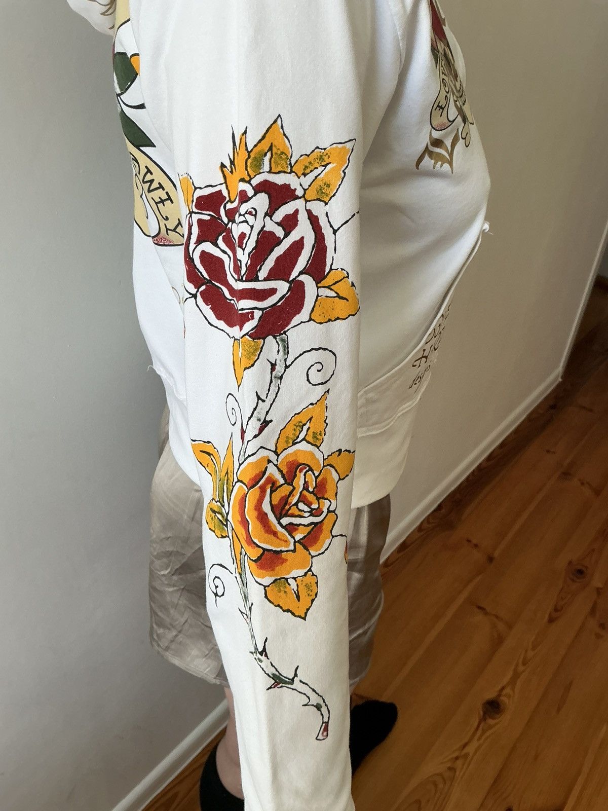 Christian Audigier × Ed Hardy × Vintage Vintage zip up hoodie big logo Size L / US 10 / IT 46 - 5 Thumbnail