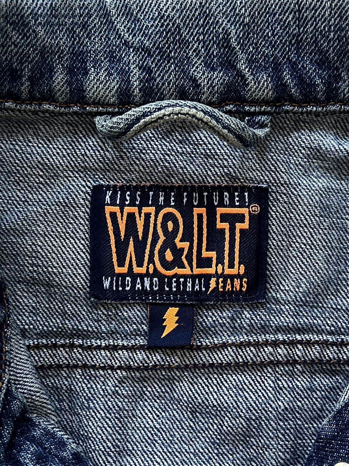 W&LT × Walter Van Beirendonck Walter Van Beirendonck W&LT Washed Denim Trucker Jacket Size S / US 4 / IT 40 - 10 Thumbnail